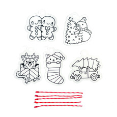 OOLY Holly Jolly Shrink-Its DIY Shrink Art Kit