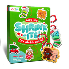 OOLY Holly Jolly Shrink-Its DIY Shrink Art Kit