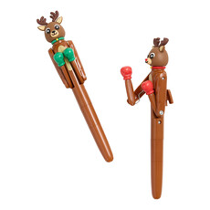 SNIFTY Boxing Reindeer Action Pens