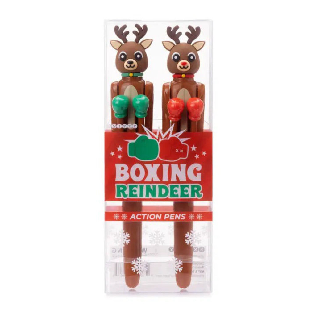 SNIFTY Boxing Reindeer Action Pens