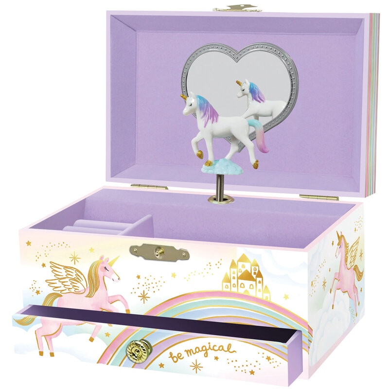 US TOY Unicorn Musical Jewelry Box