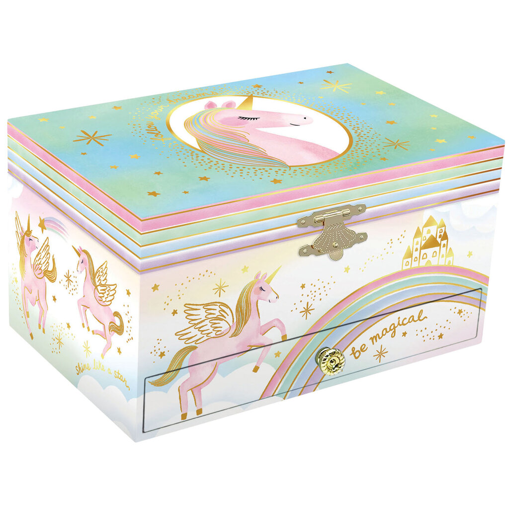 US TOY Unicorn Musical Jewelry Box