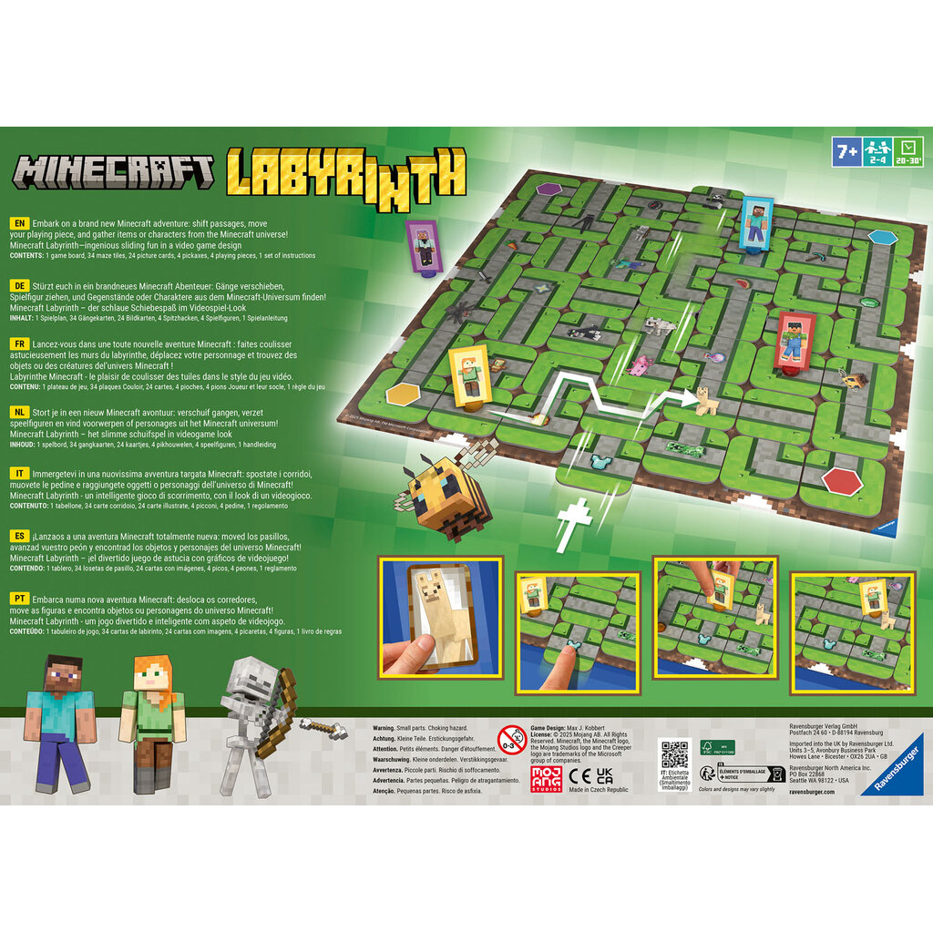 RAVENSBURGER Minecraft Labyrinth Board Game