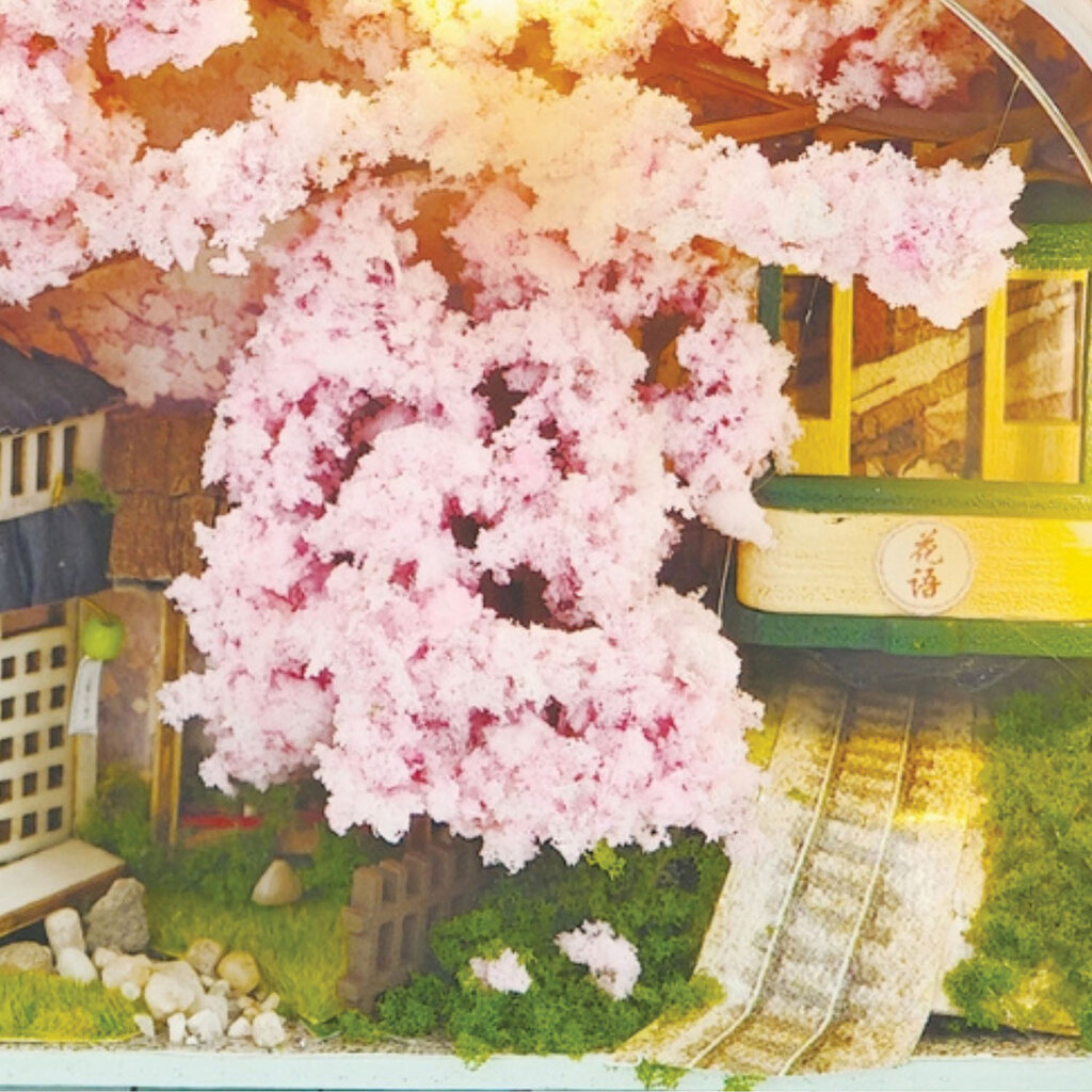 HANDS CRAFT Sakura Station Mini Tiniature