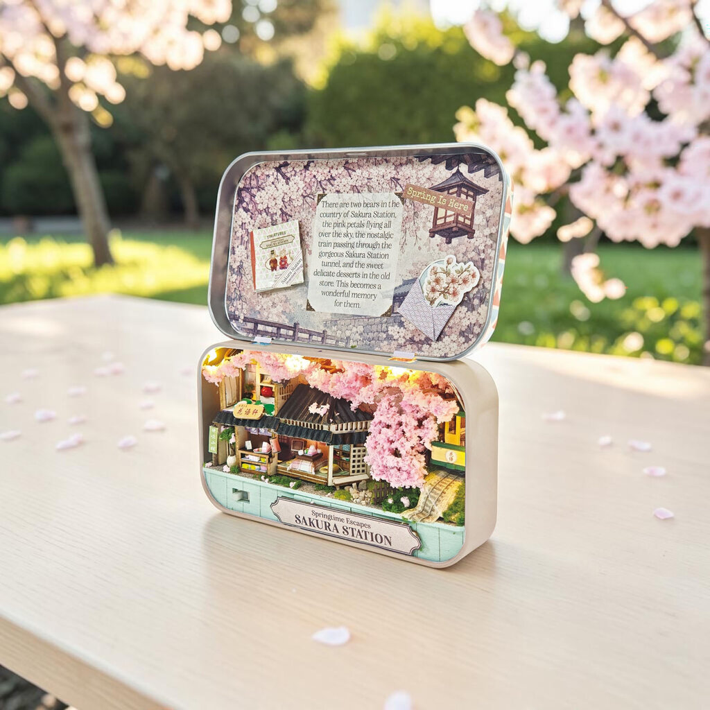 HANDS CRAFT Sakura Station Mini Tiniature