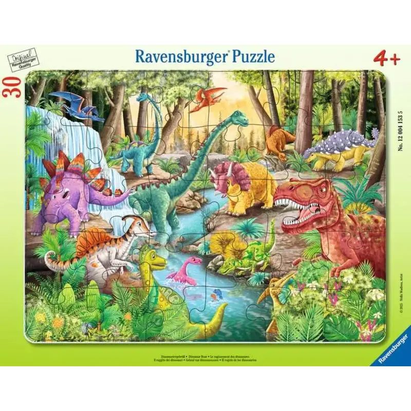 RAVENSBURGER Dinosaur Roar 30 Pc Frame Puzzle
