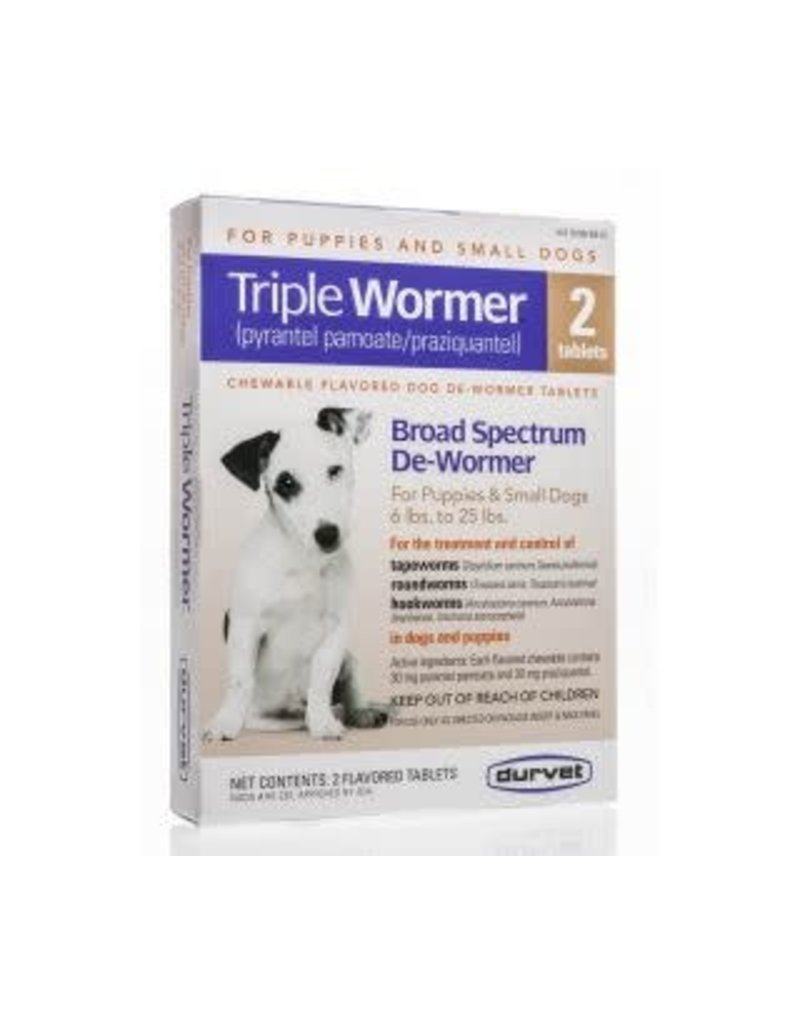 durvet triple wormer for cats