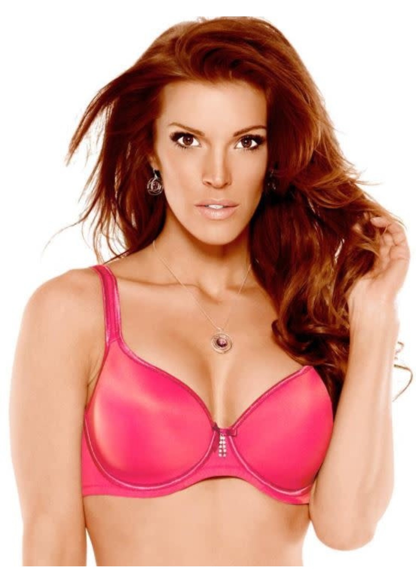 Fit Fully Yours Crystal Smooth Underwire T-Shirt Bra, Champagne
