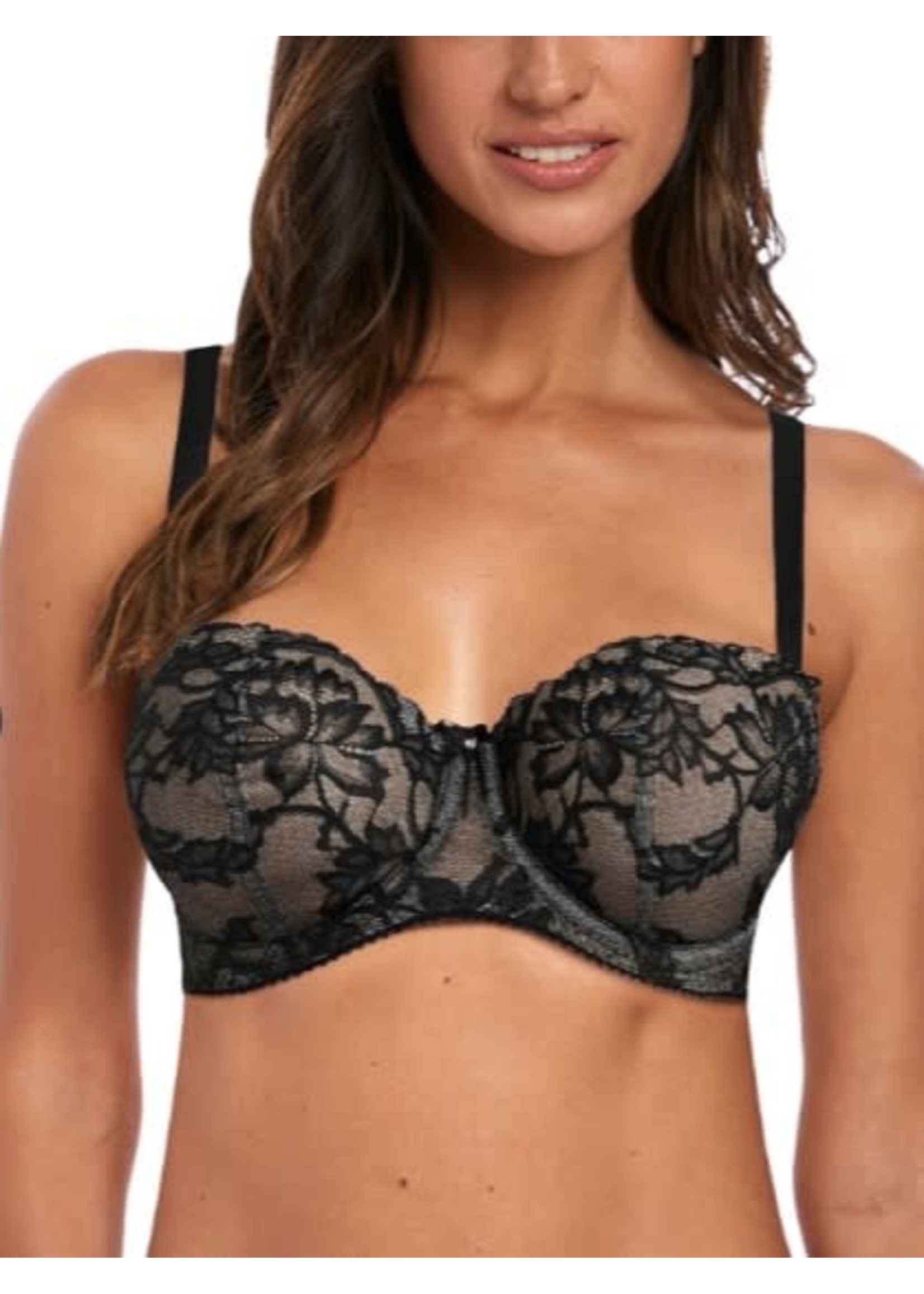 Flourish Fancy Black Cotton Wild Gentle 008 Women Bra