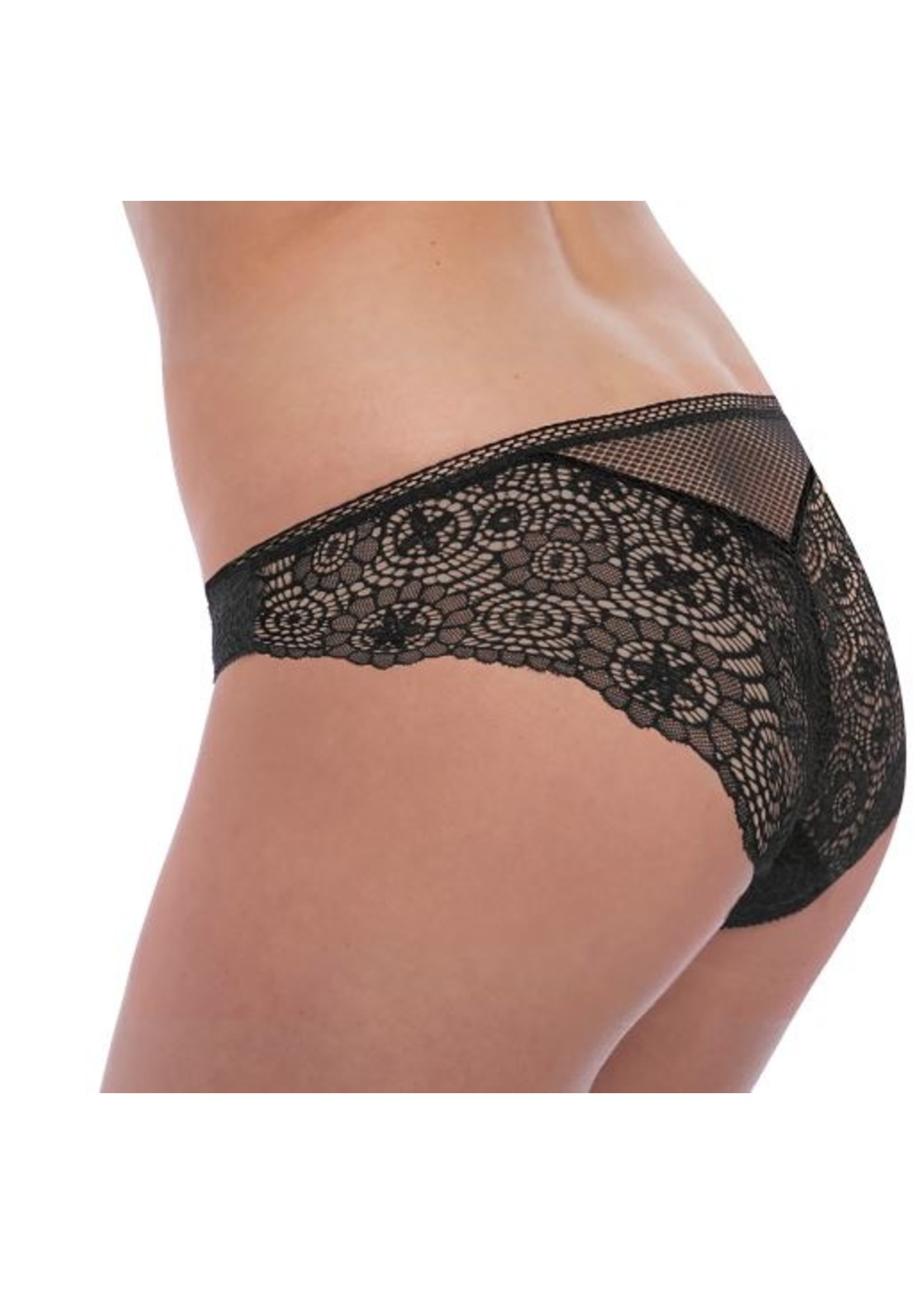 Signature No VPL Lace Brazilian Knickers, Freya