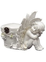 ANGEL SITTING W URN