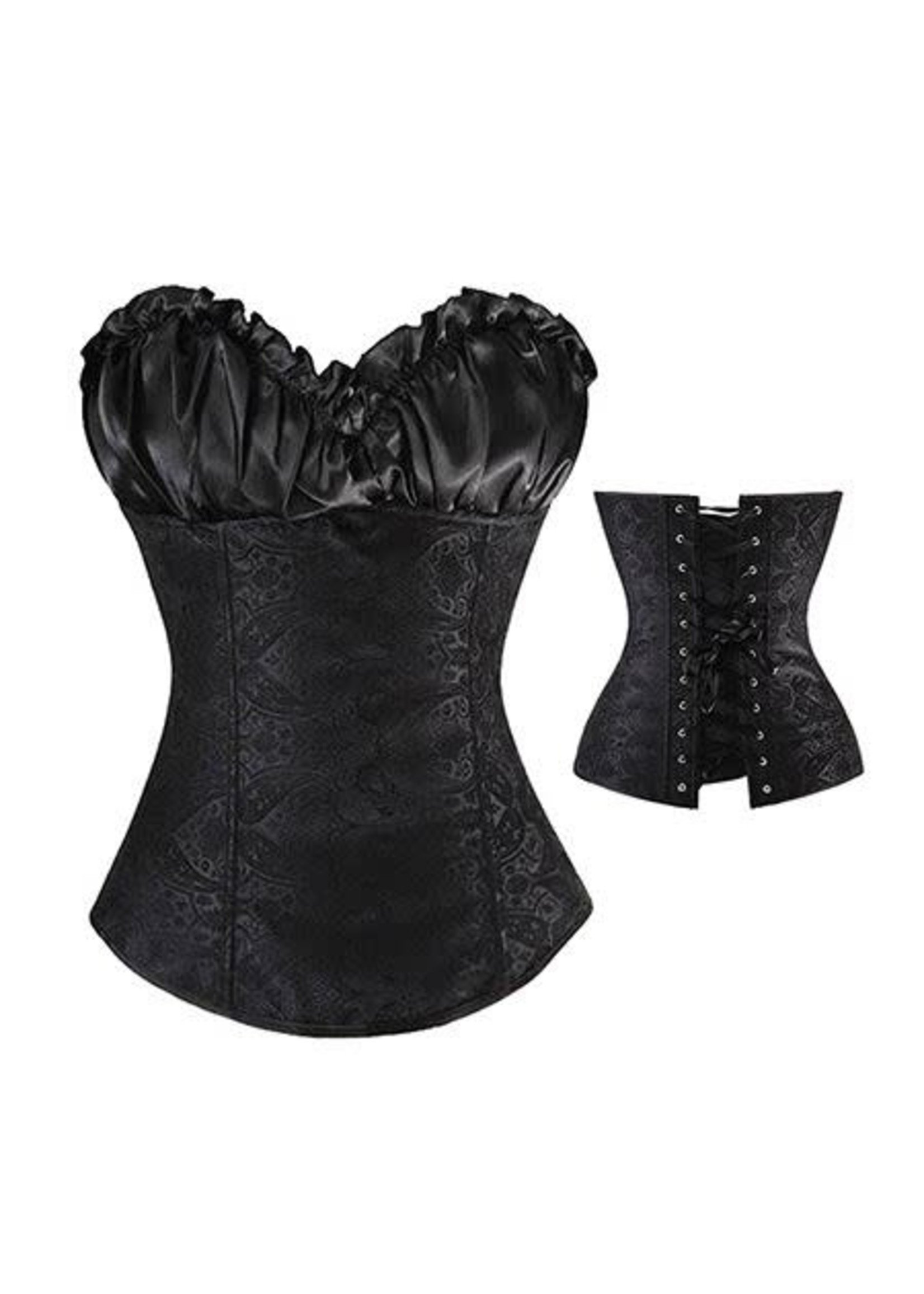 Generic Miss Moly Steampunk Corset Gothic Bustier Boned Overbust Dress  Underbust Burlesque Plus Size 6xl Tummy Slimming Clothes