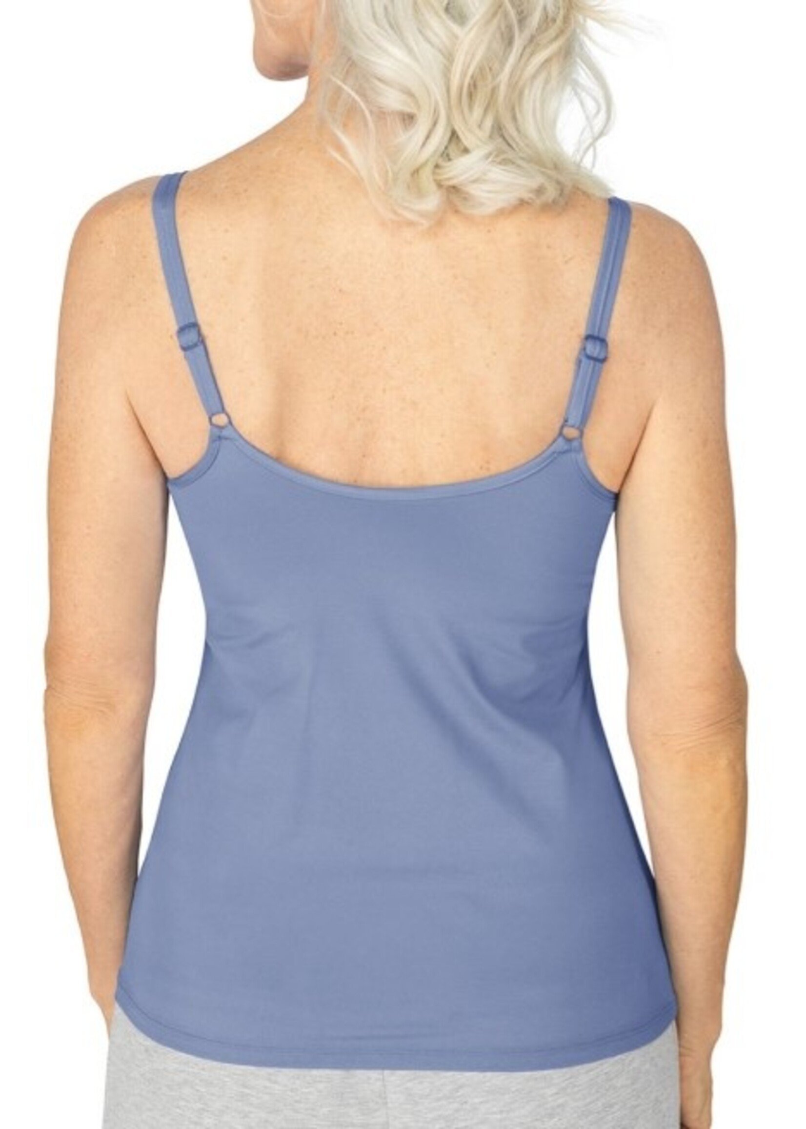 Amoena Valletta Pocketed Top Royal Blue - CasaMia Lingerie