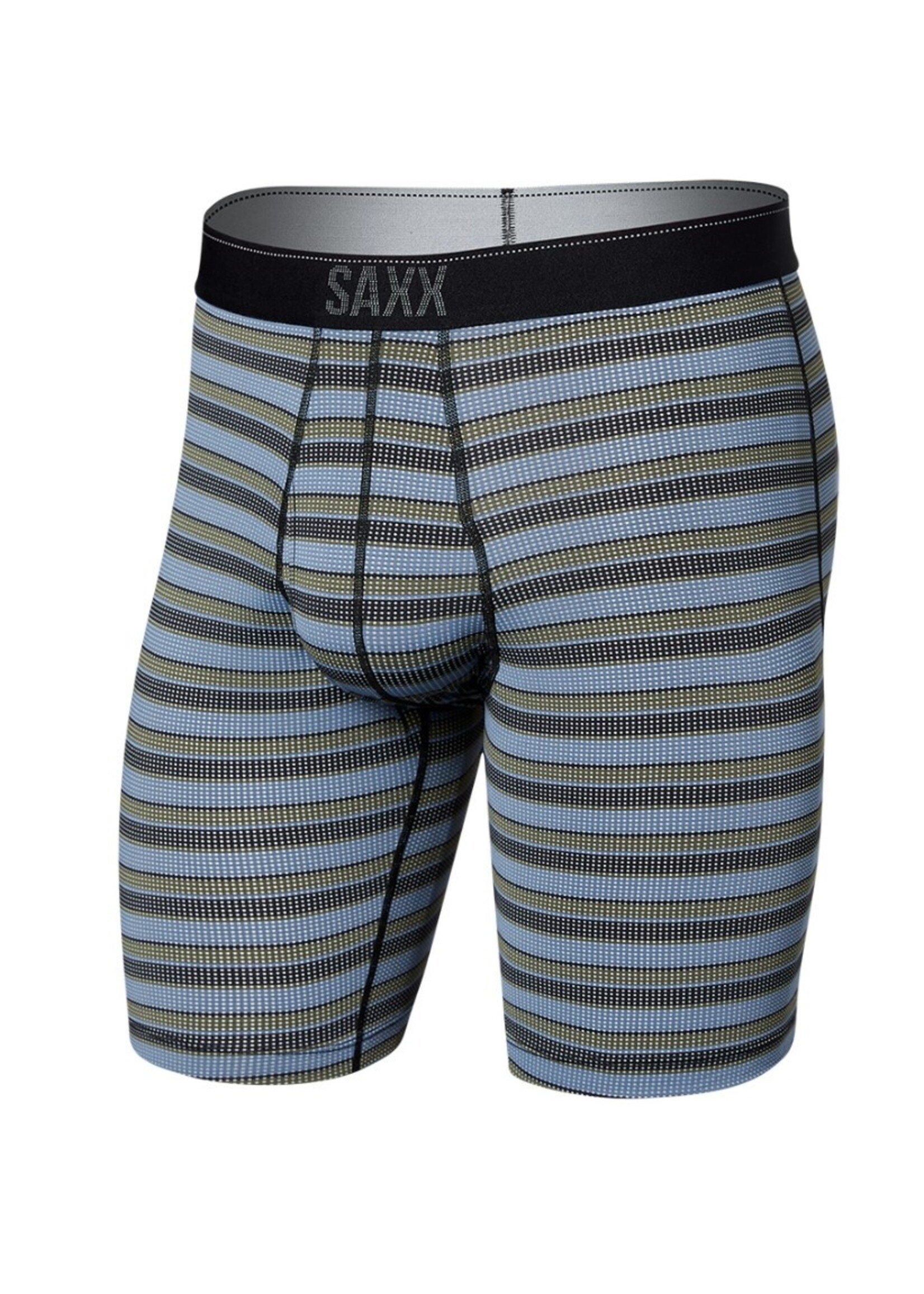 SAXX Vibe Boxer Brief - Black Gradient Stripe