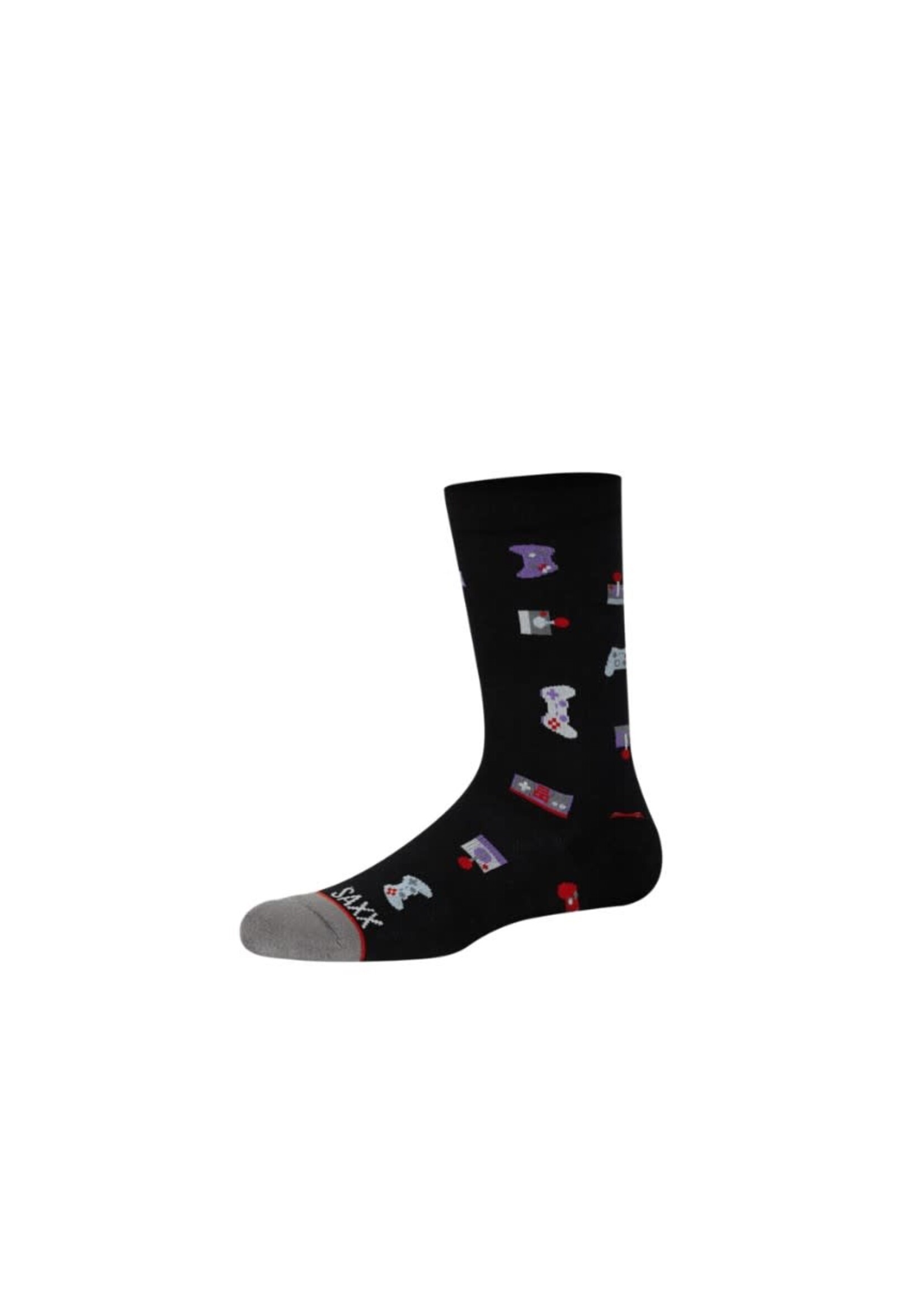 Secret Cotton Comfort Fashion Socks Rib/Cuff Socks - Black - 3 pair