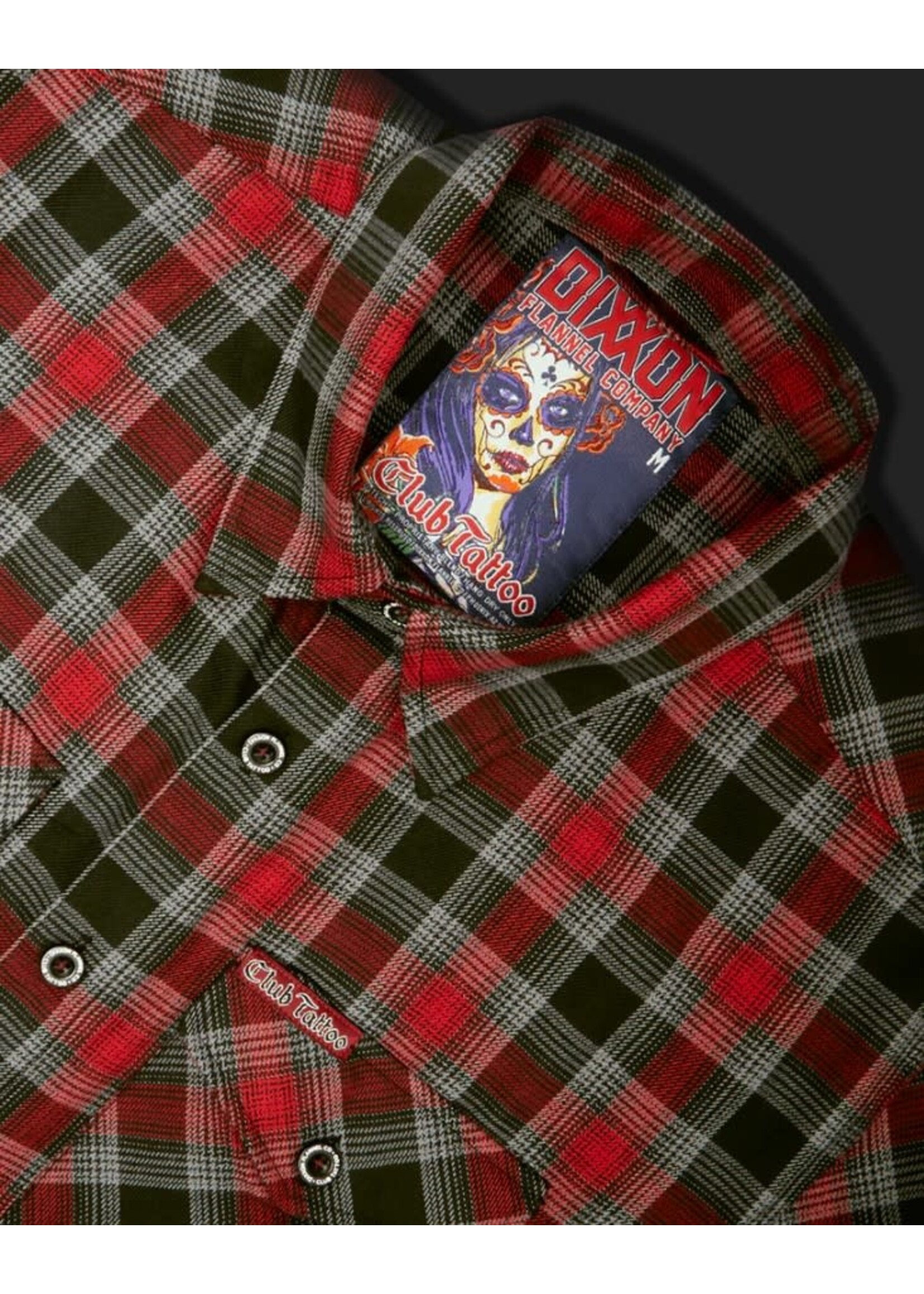 Dixxon Dixxon Club Tattoo Flannel