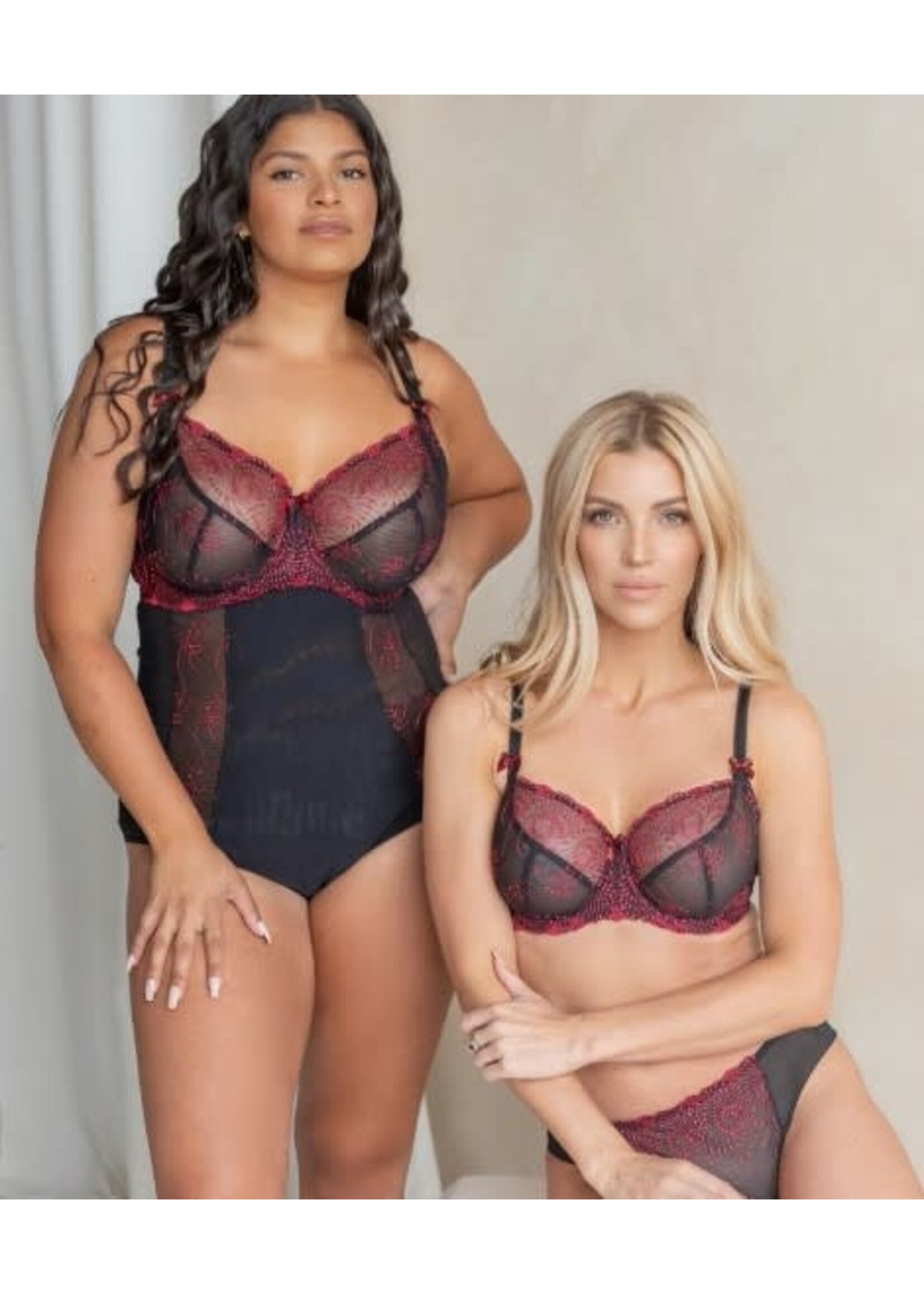 Fit Fully Yours Nicole See-Thru Lace 3-Part Underwire Bra B2271 - Fit Fully  Yours 