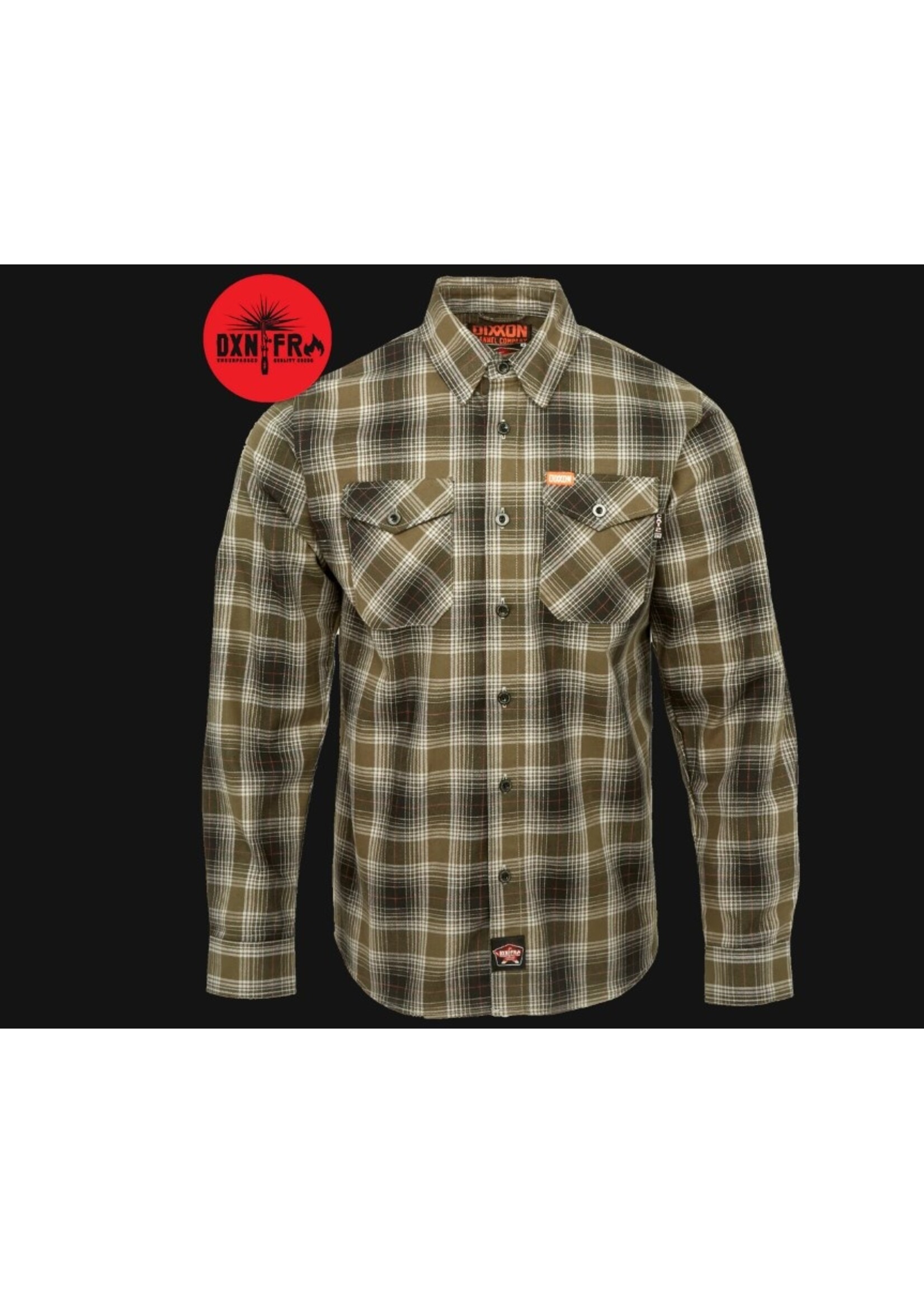 Knox FR Flame Resistant Plaid Button-Down Collared Work Shirt