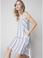 Charlie B CB Sleeveless Striped A Line Dress