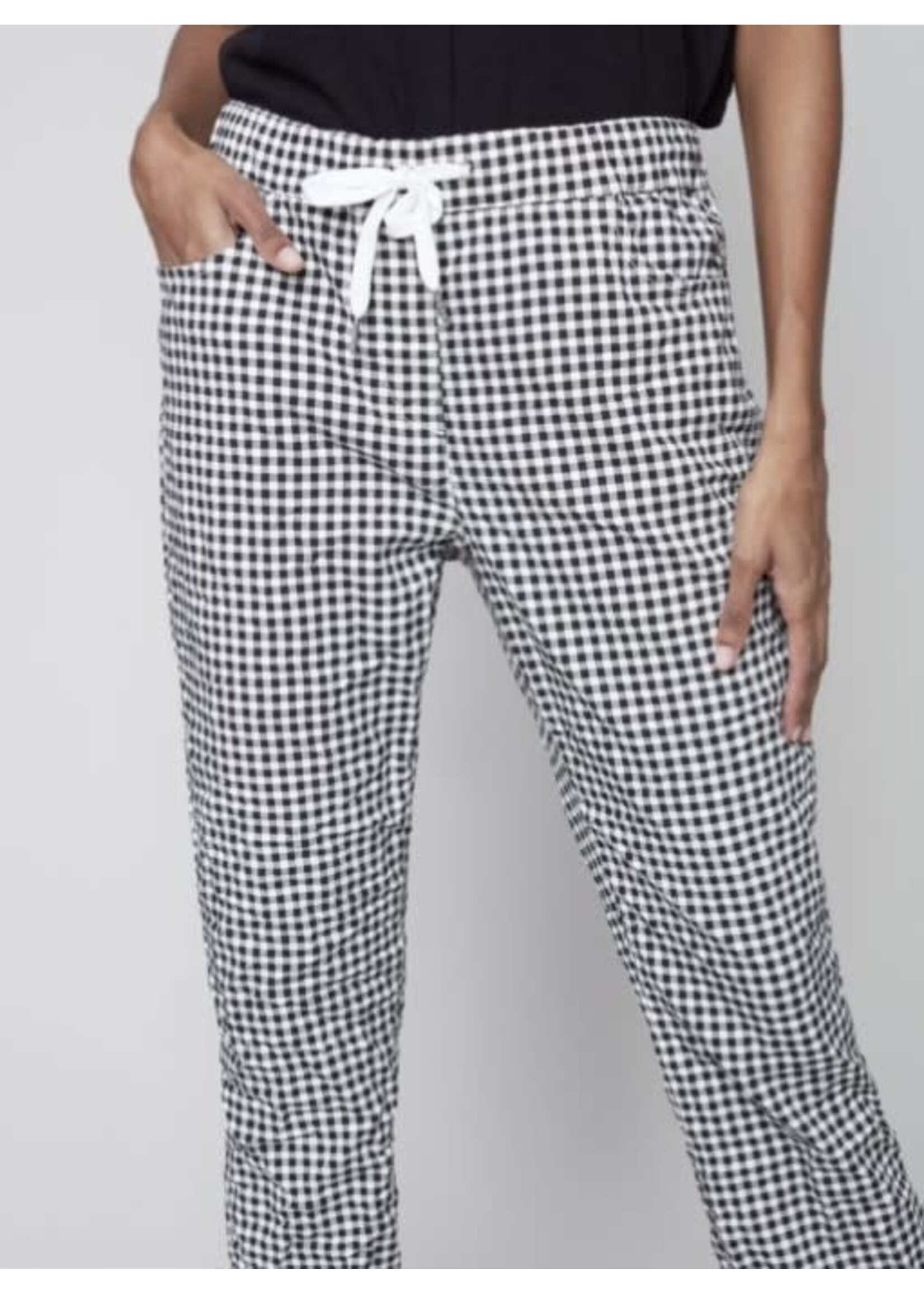 Charlie B CB Printed Crinkle Jogger Pant