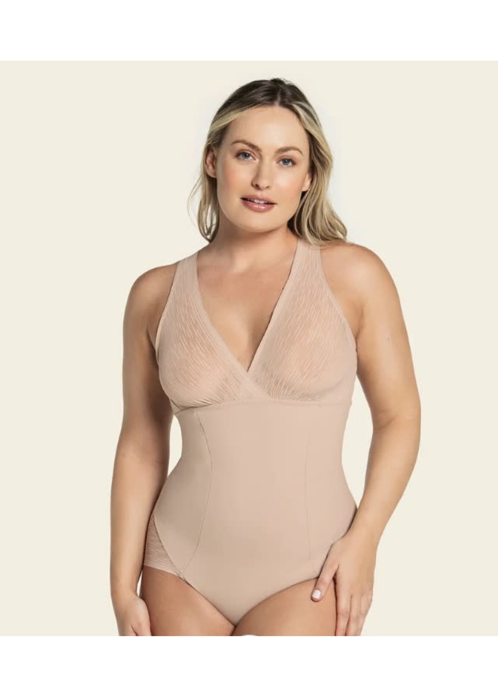 Buy YamamaY Sand Pink Sculpt Non Padded Shaping Bodysuit for Women