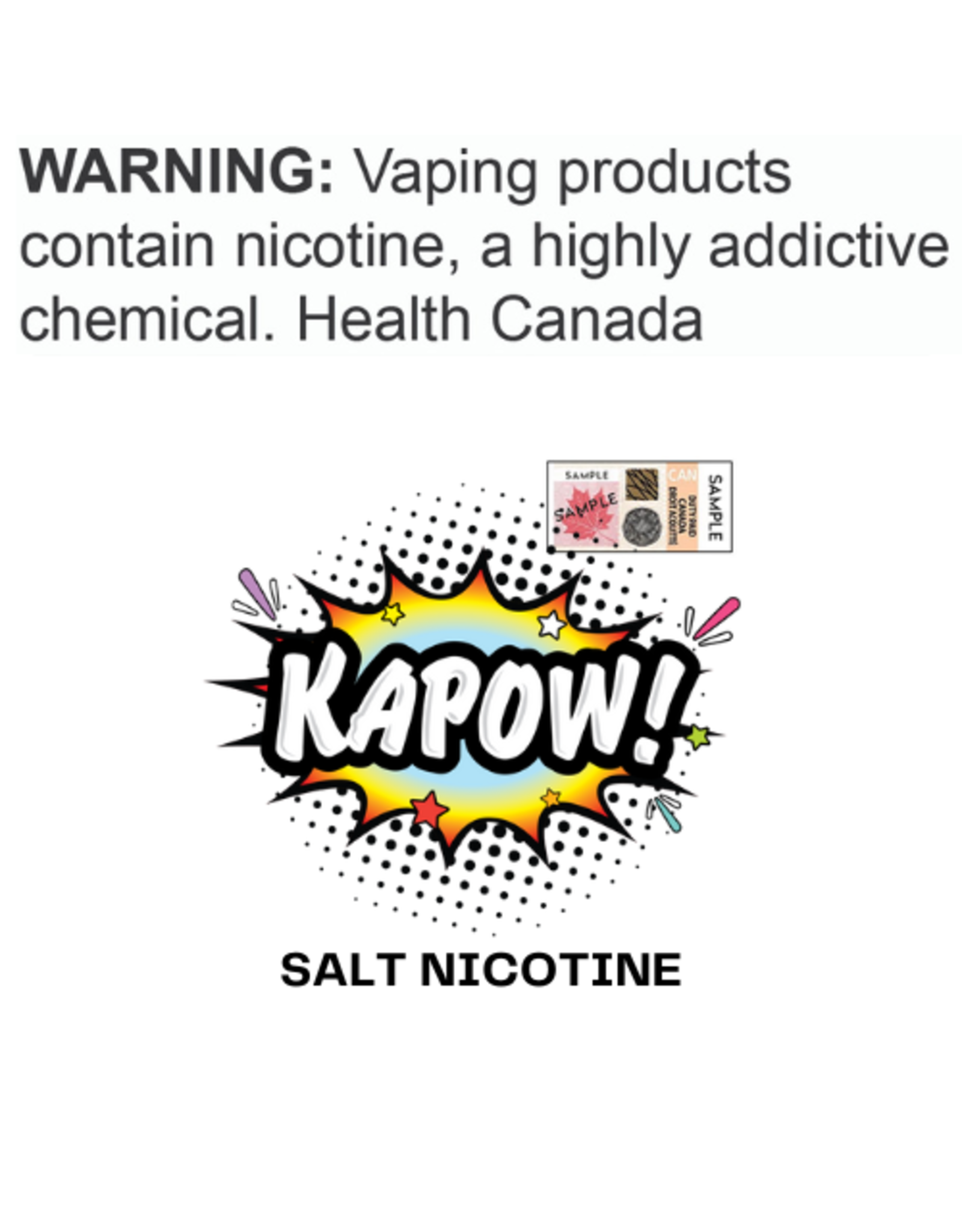 Kapow Vape Kapow Salt [ET]