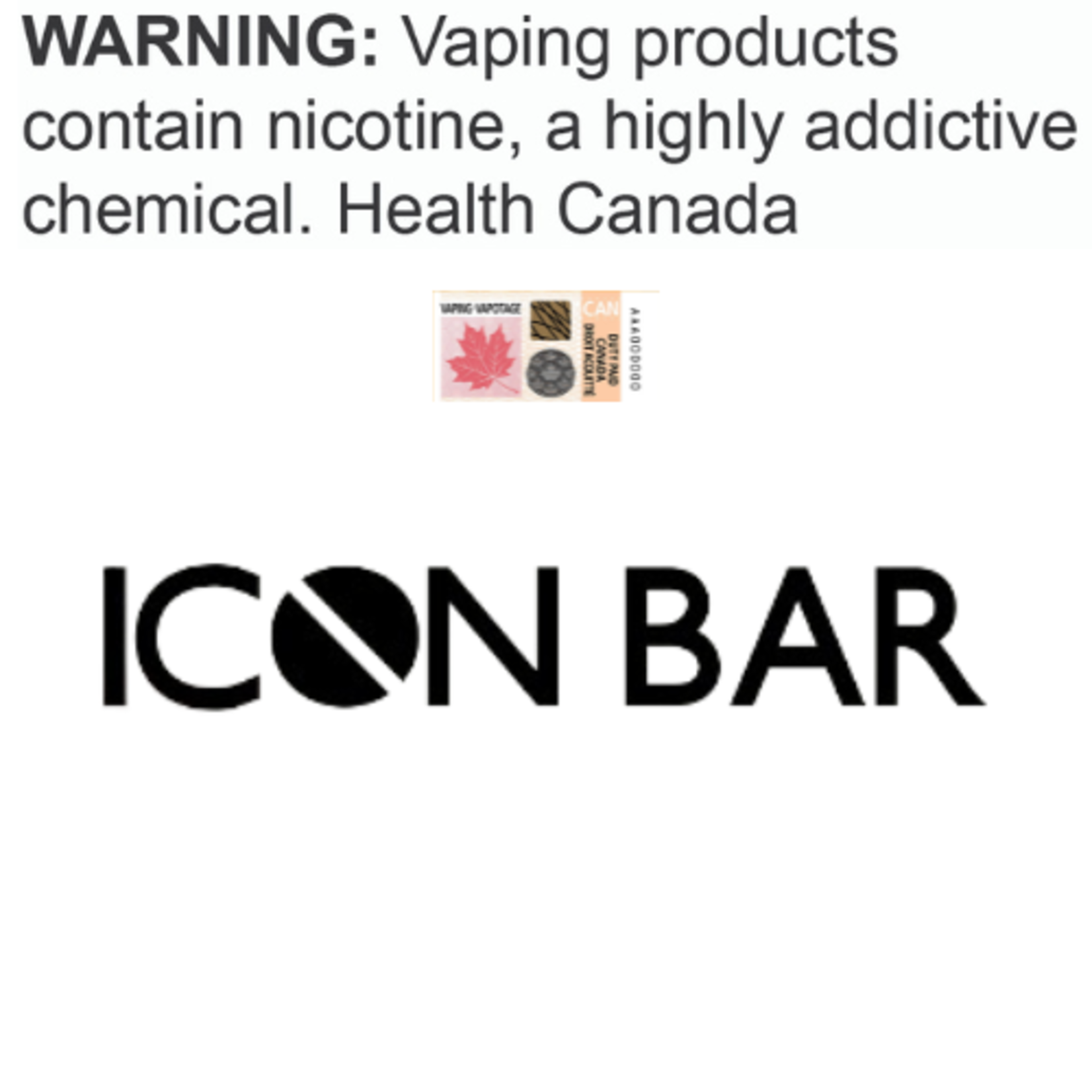 Icon Bar Icon Bar Disposable [ET]