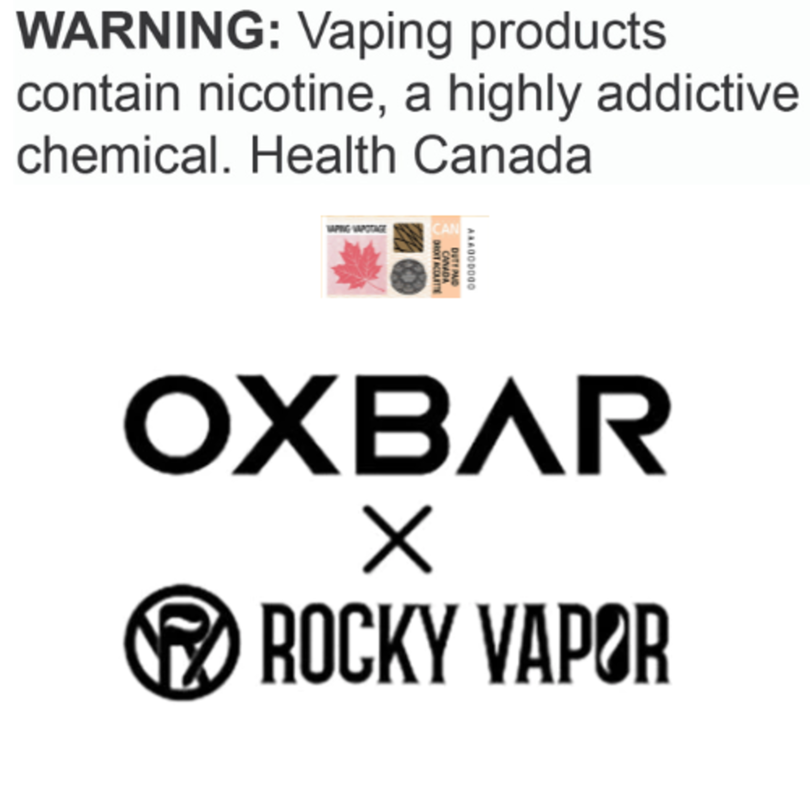 OXBAR Rocky Vapor Oxbar Mini 1200 [ET]