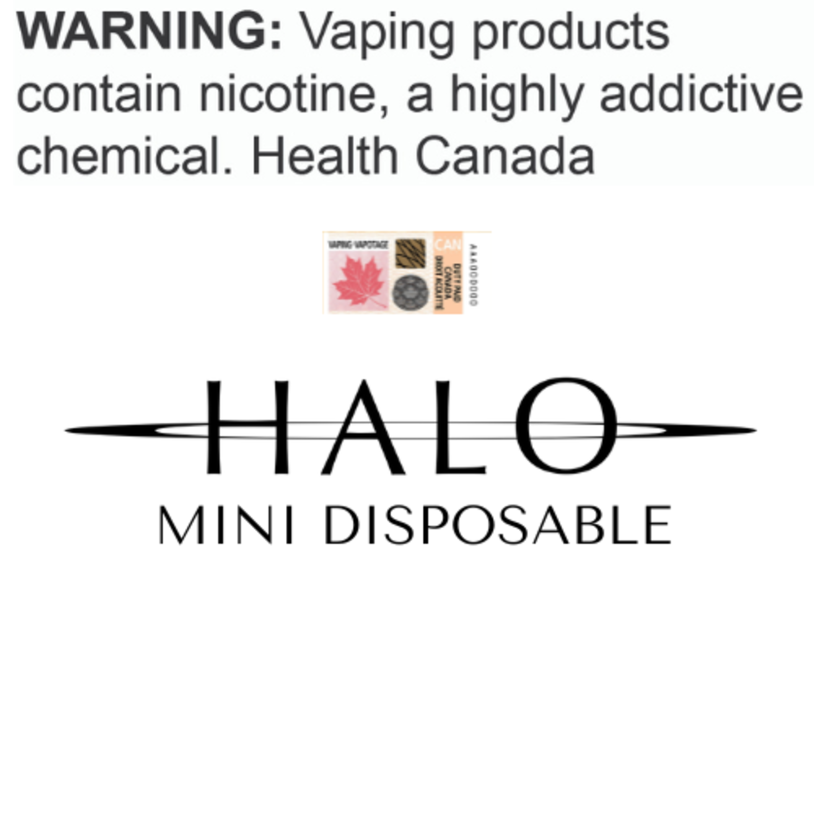 Halo Halo Mini Disposable [ET]