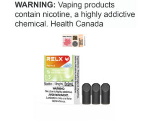 Relx Pro 2 Pods (3 Pack) [ET] - Nimbus 9 (The Vape Shop) Abbotsford & Surrey