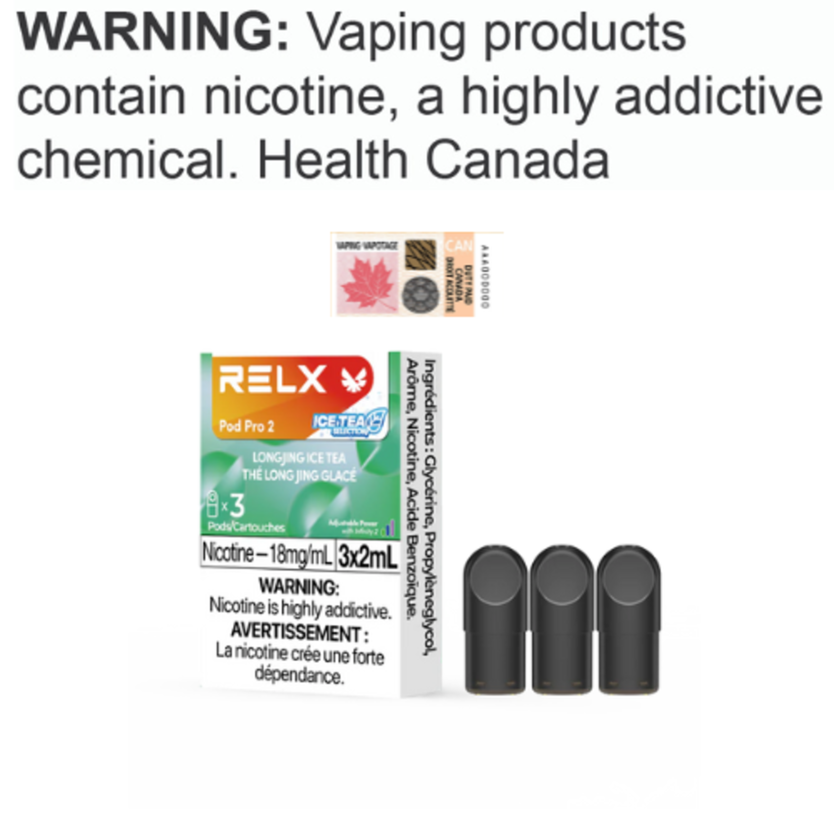 RELX Relx Pro 2 Pods (3 Pack) [ET]