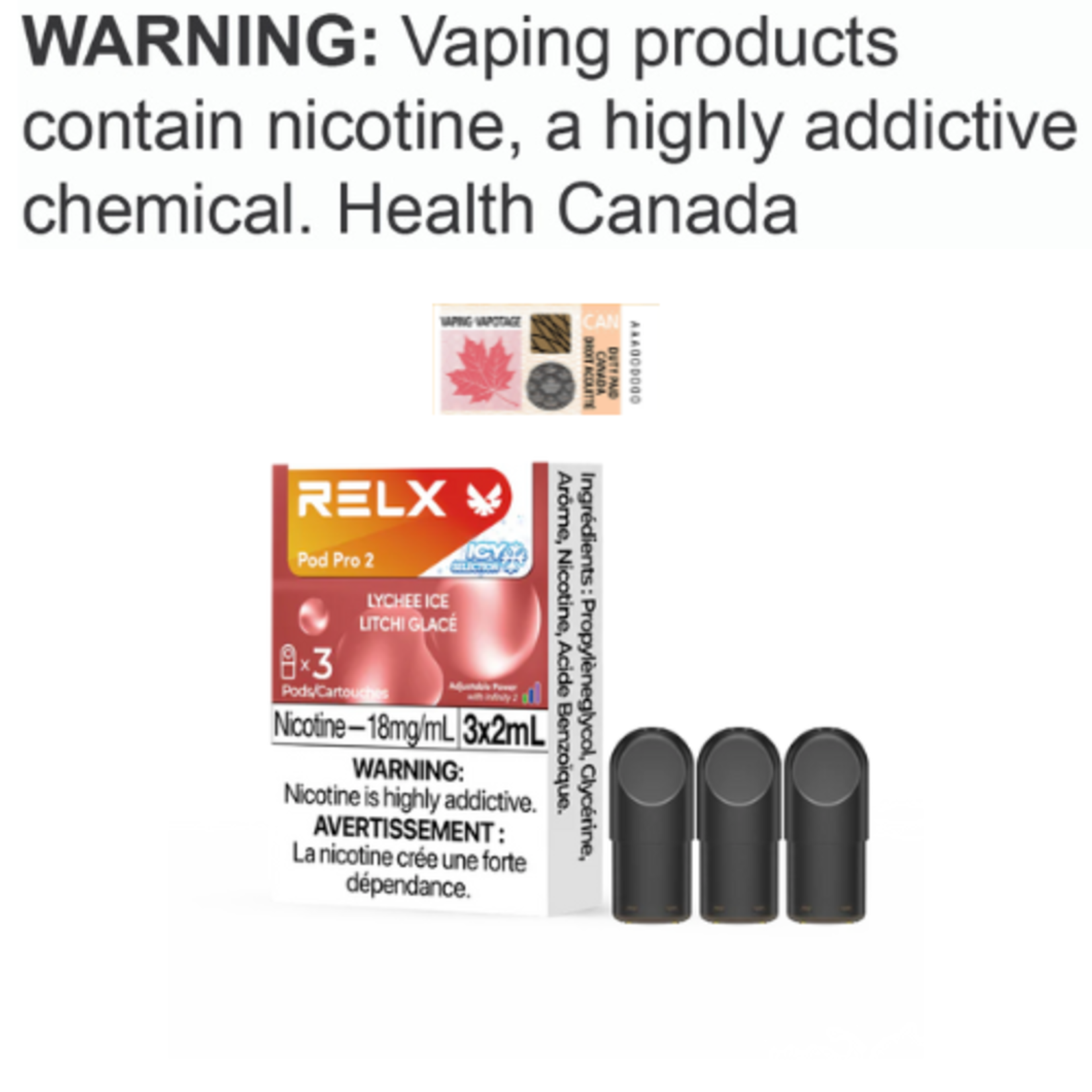 RELX Relx Pro 2 Pods (3 Pack) [ET]