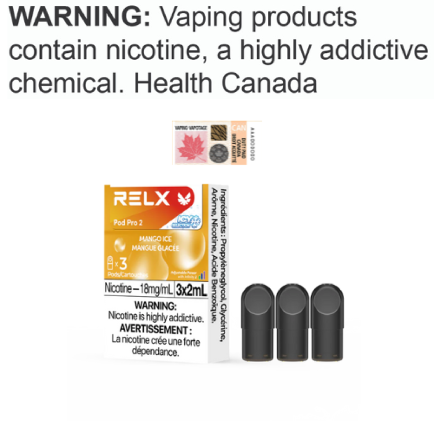 RELX Relx Pro 2 Pods (3 Pack) [ET]