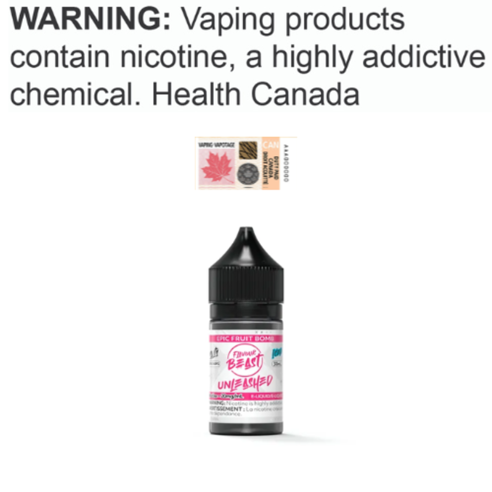 Flavour Beast Salt Flavour Beast Unleashed Salt [ET]