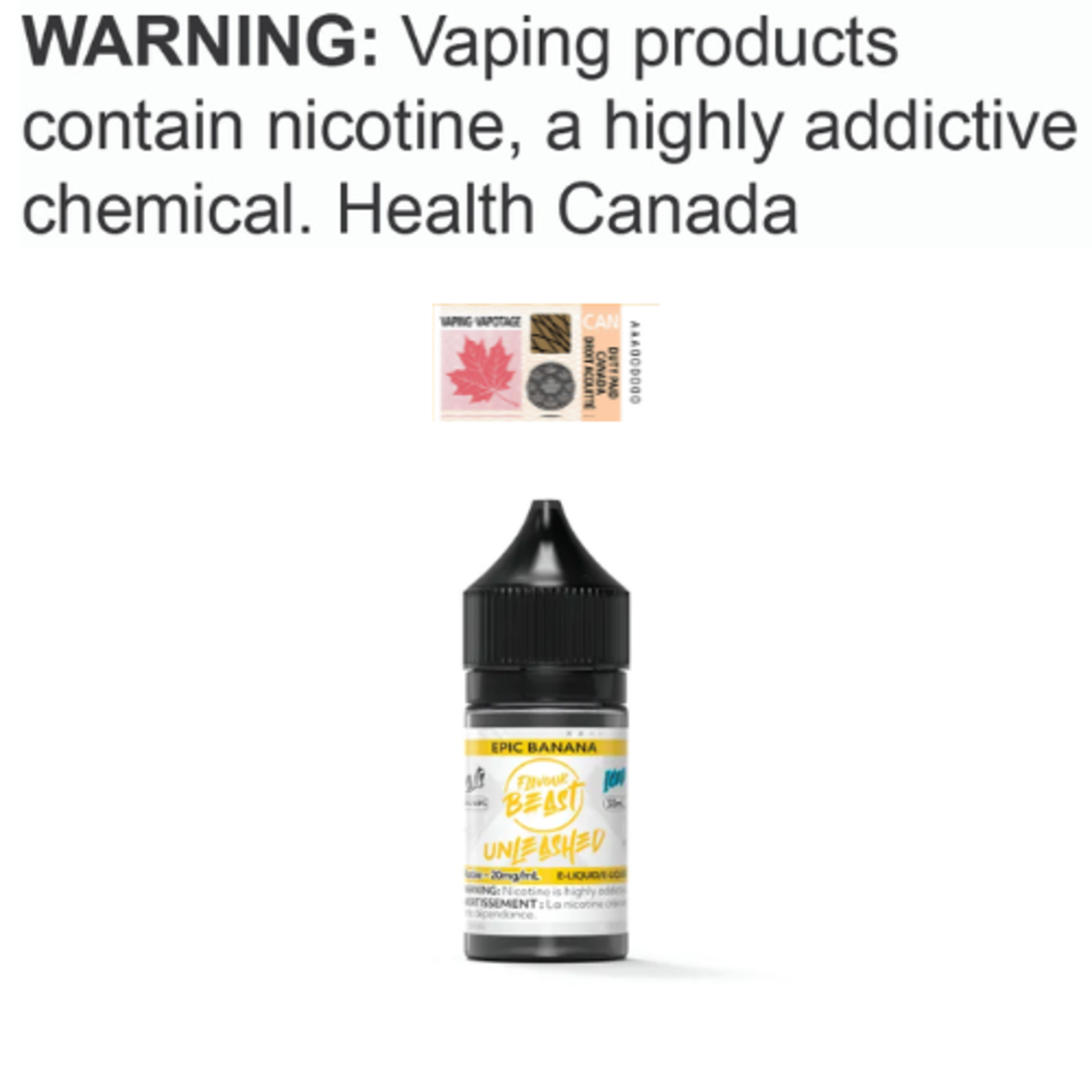 Flavour Beast Salt Flavour Beast Unleashed Salt [ET]
