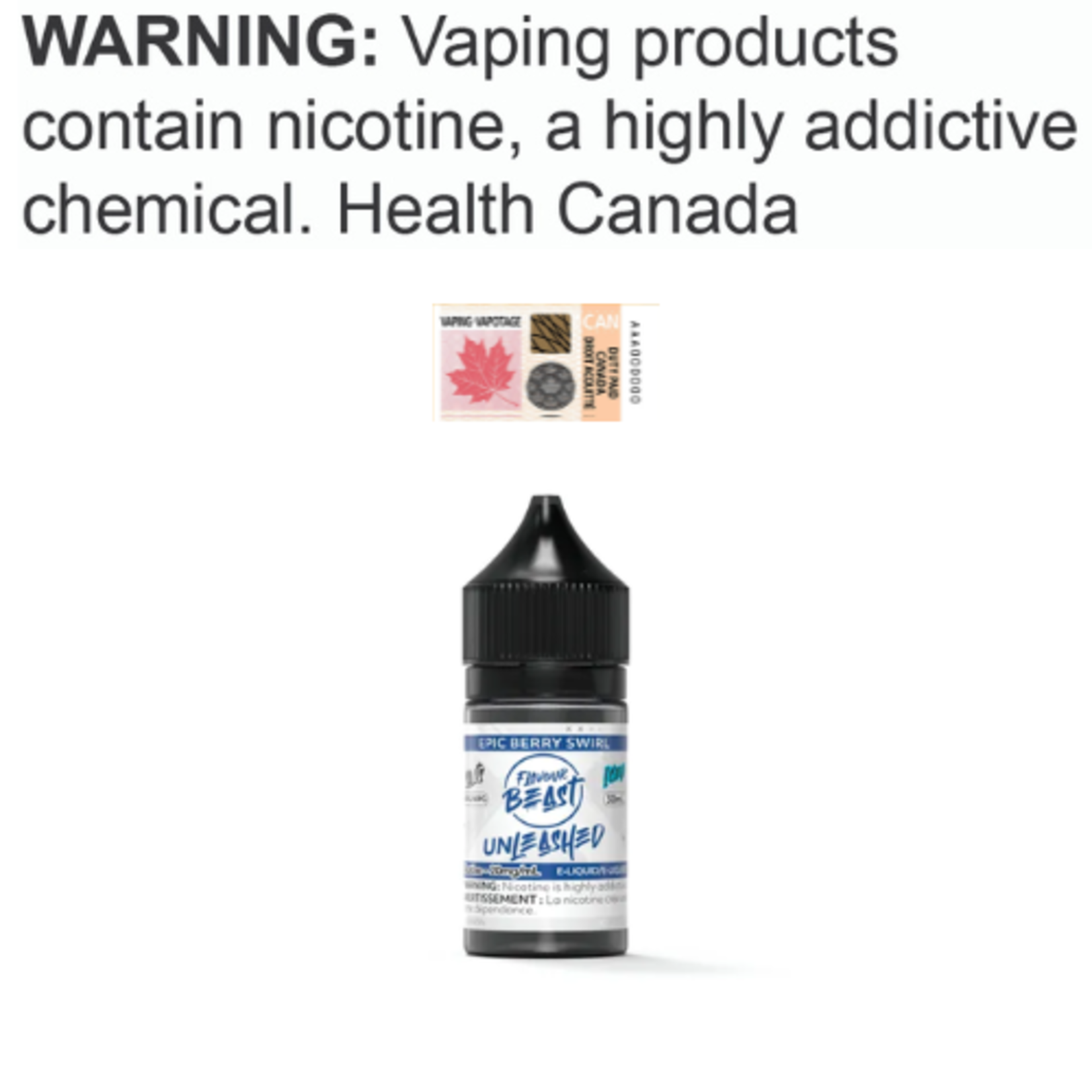 Flavour Beast Salt Flavour Beast Unleashed Salt [ET]