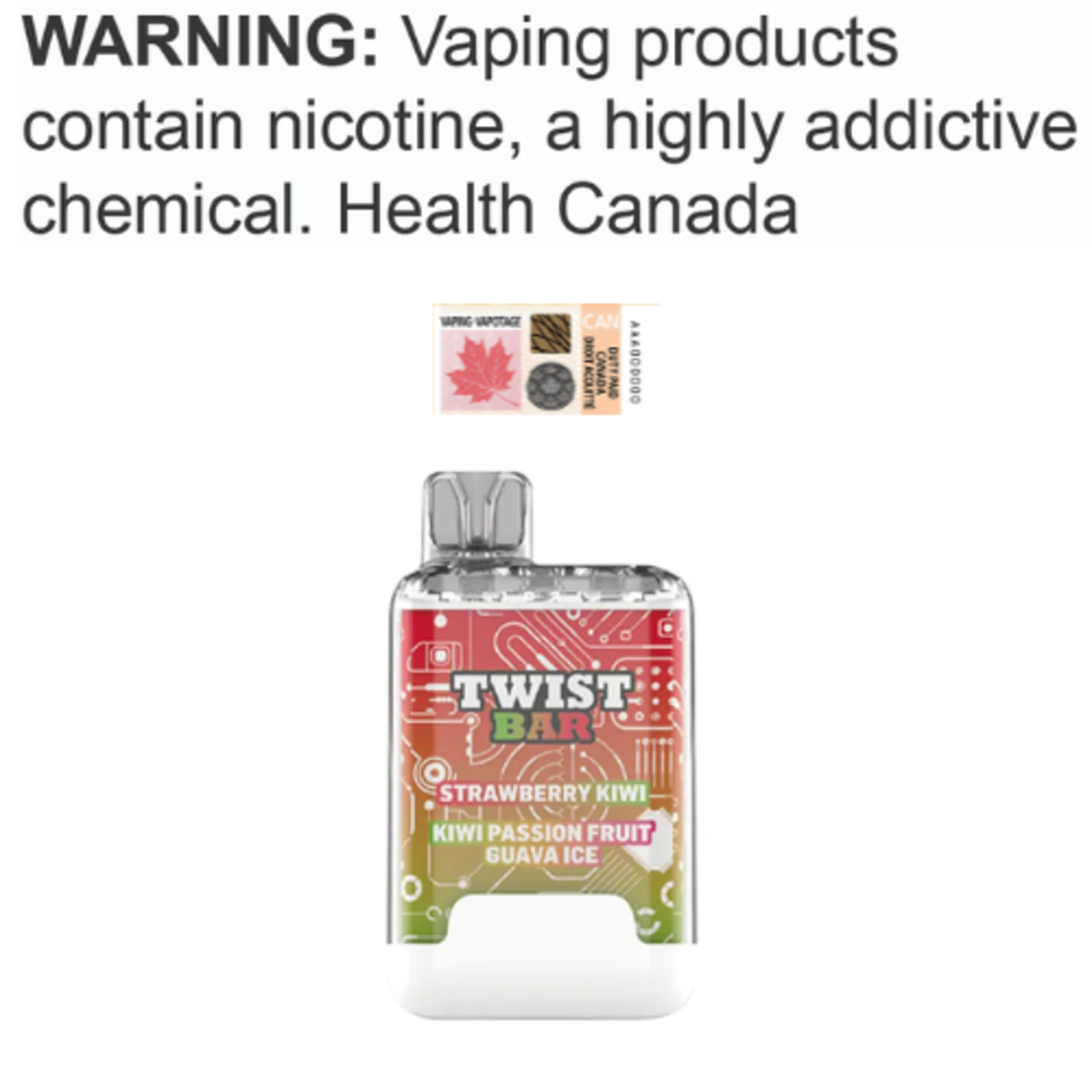 Twist Bar Twist Bar Disposable [ET]