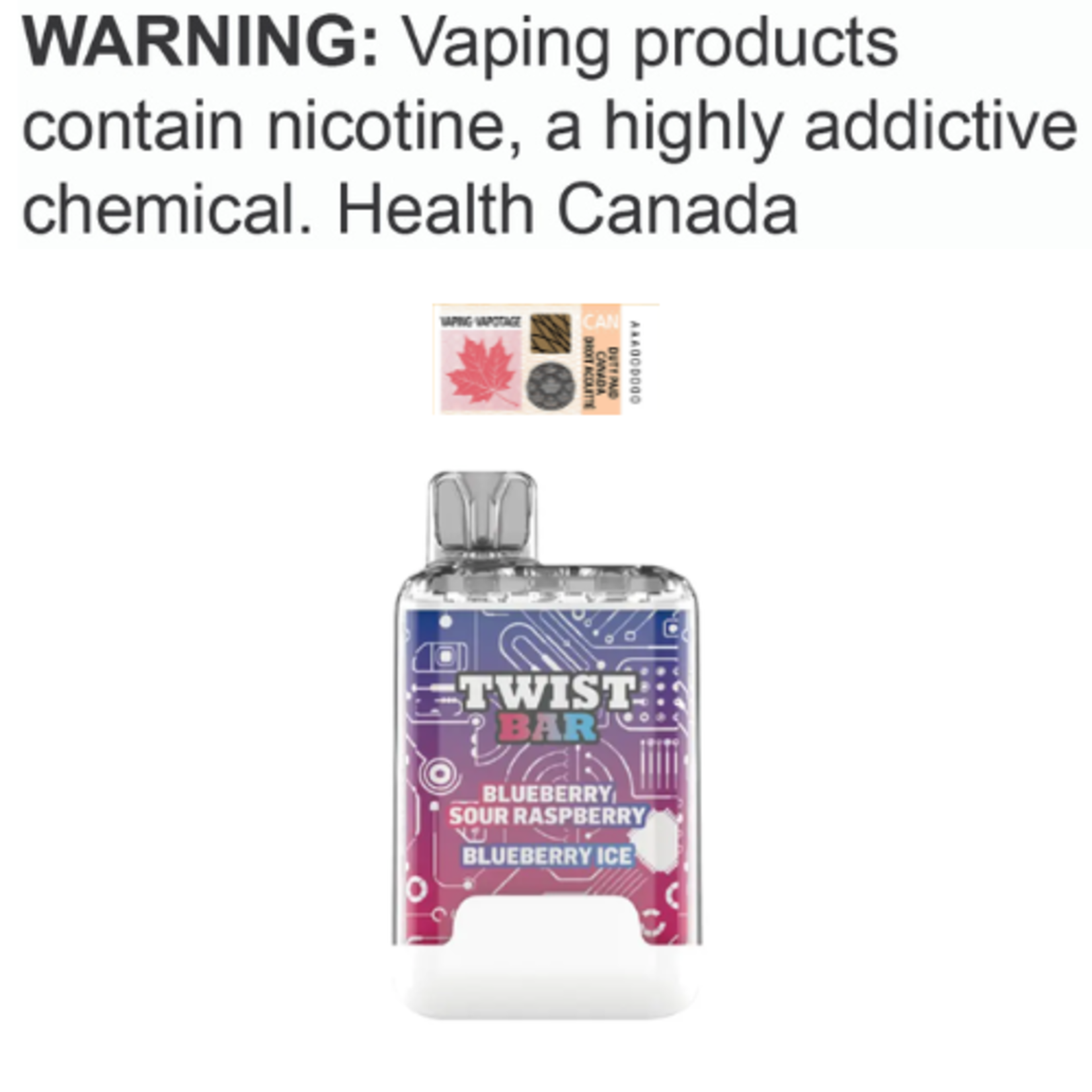 Twist Bar Twist Bar Disposable [ET]
