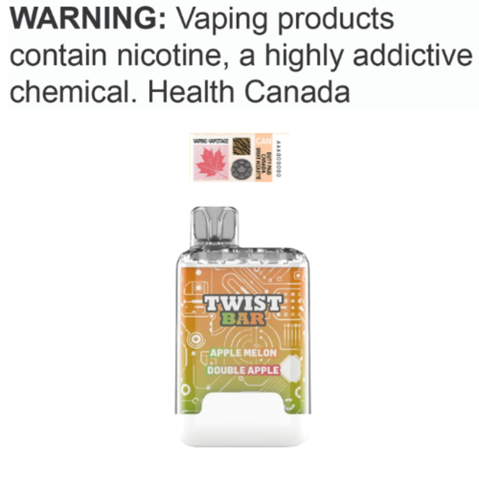 Twist Bar Twist Bar Disposable [ET]