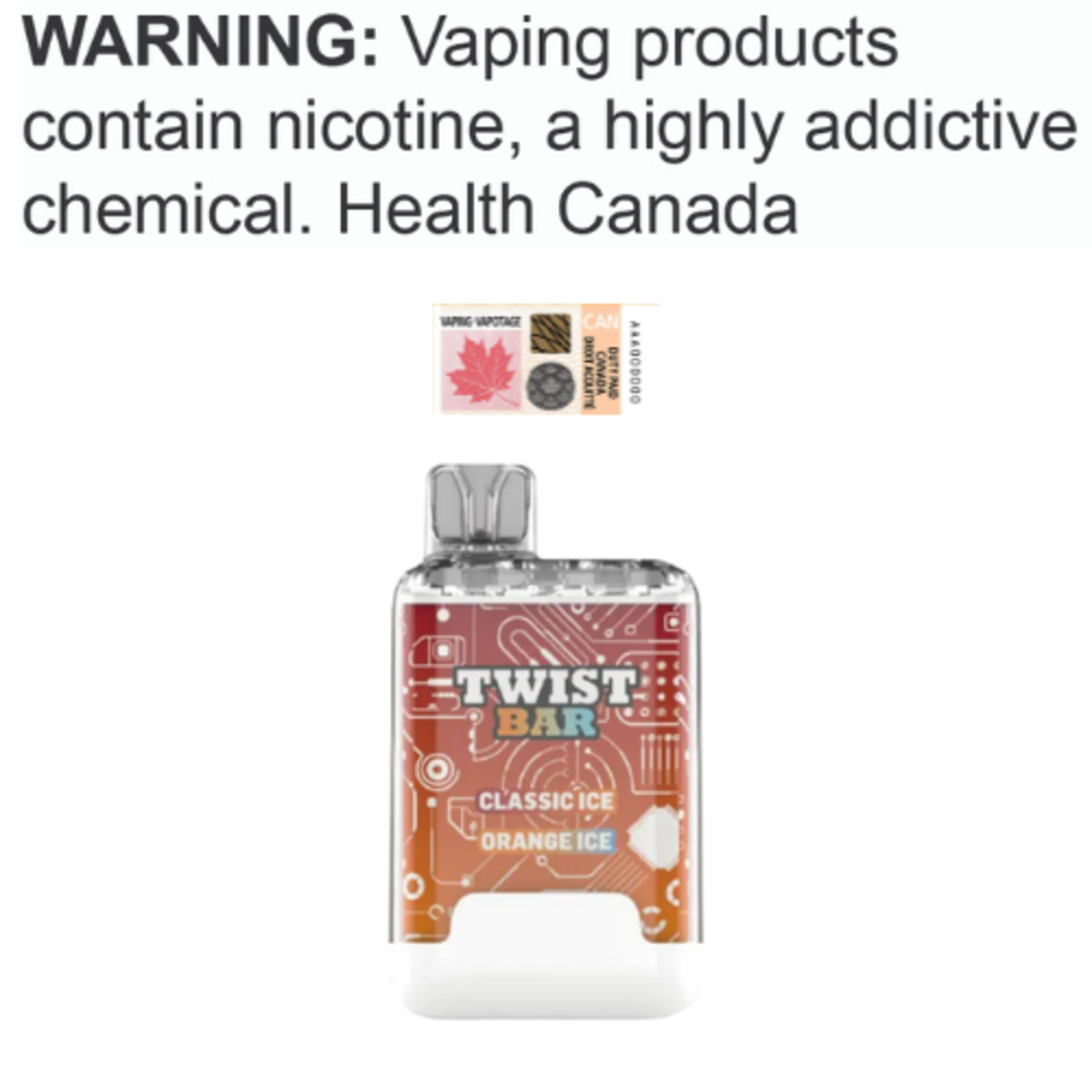 Twist Bar Twist Bar Disposable [ET]