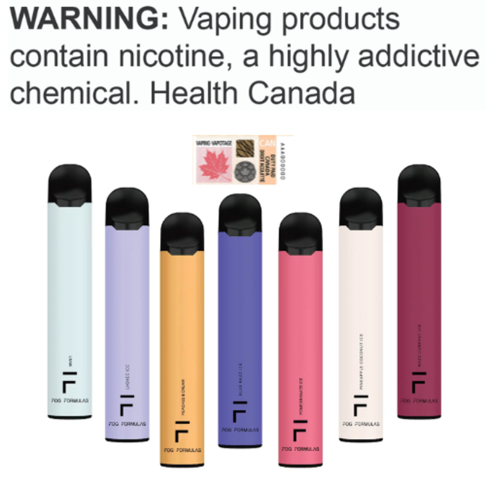 Fog Formula Fog Formula Disposable [ET]