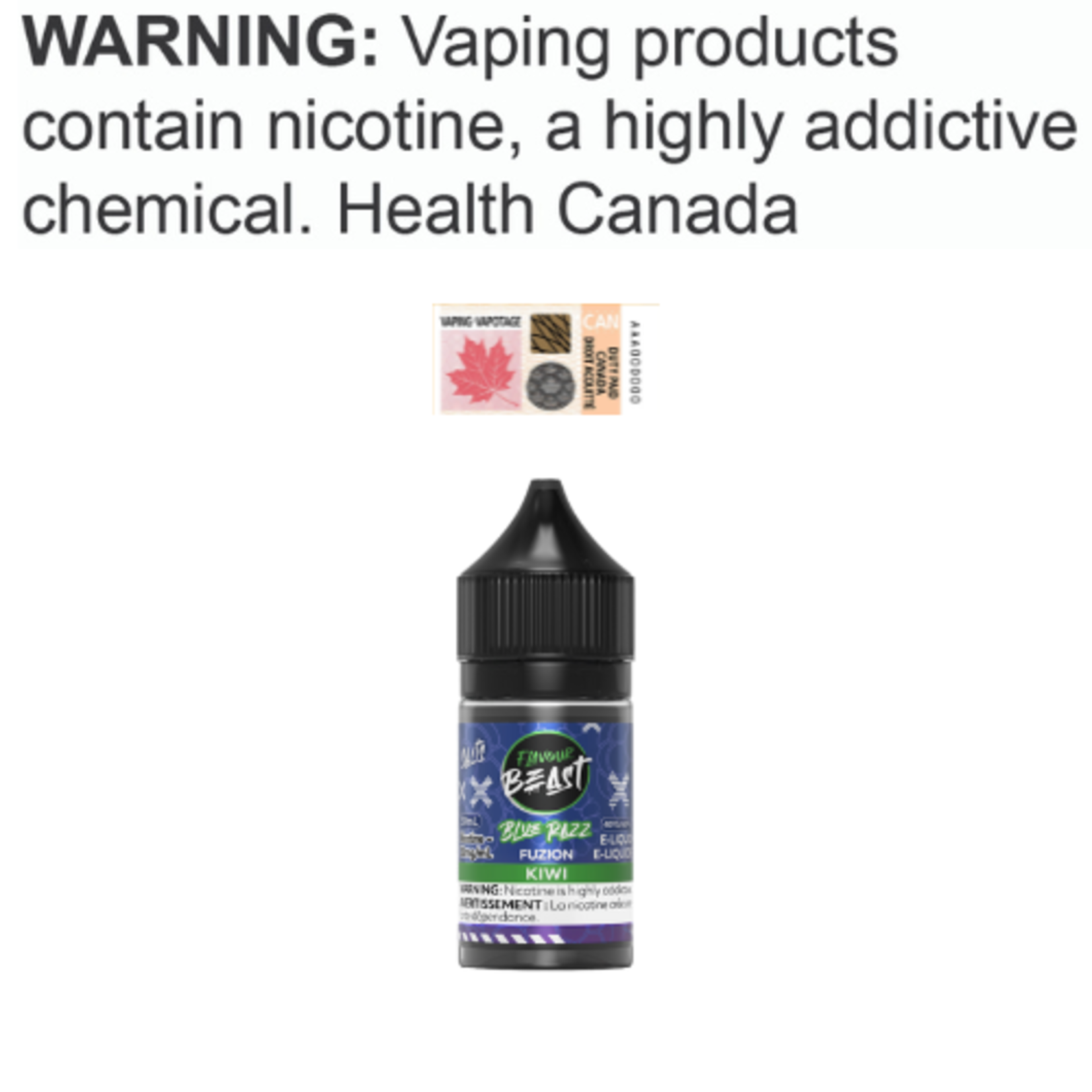 Flavour Beast Salt Flavour Beast Blue Razz Fuzion Salt [ET]