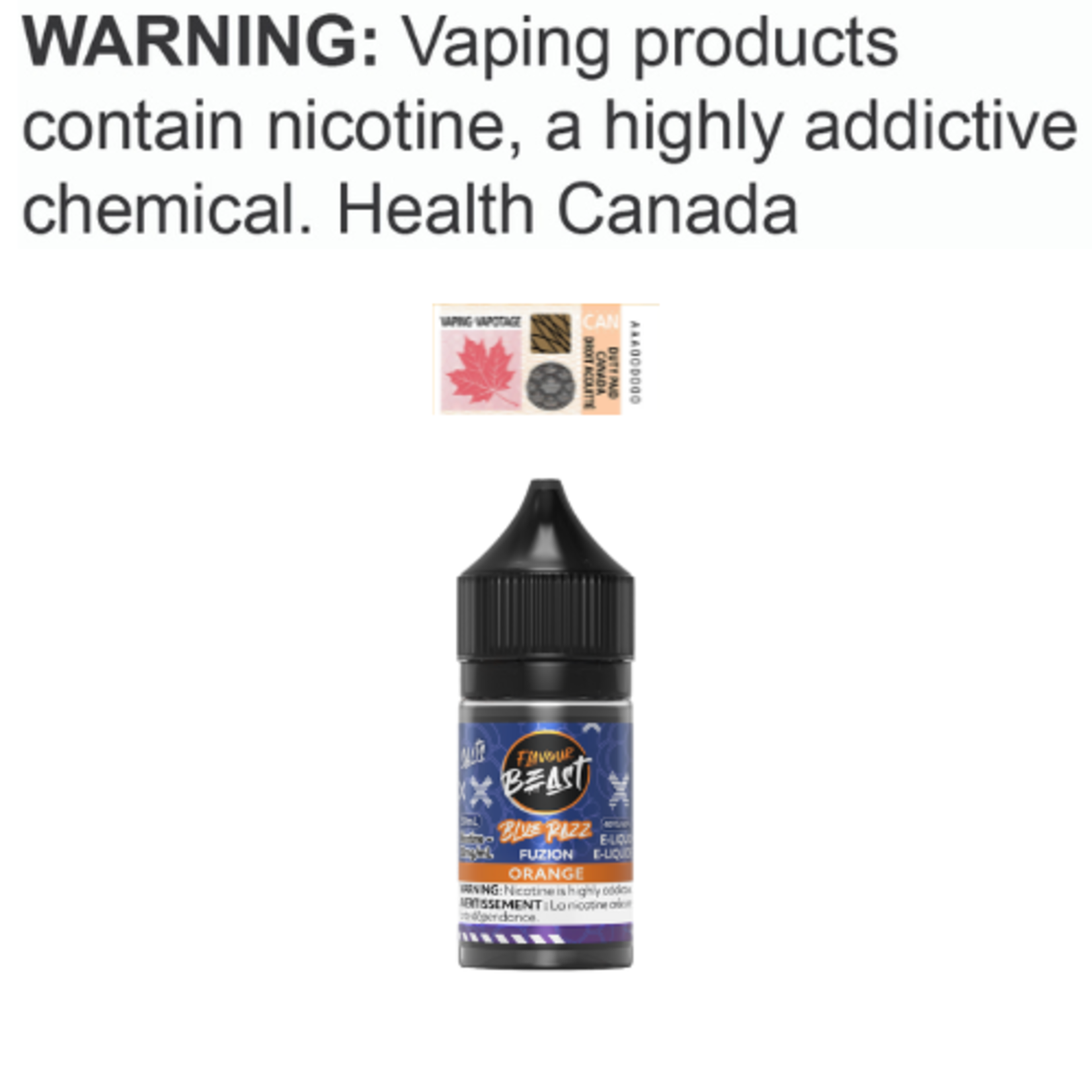 Flavour Beast Salt Flavour Beast Blue Razz Fuzion Salt [ET]