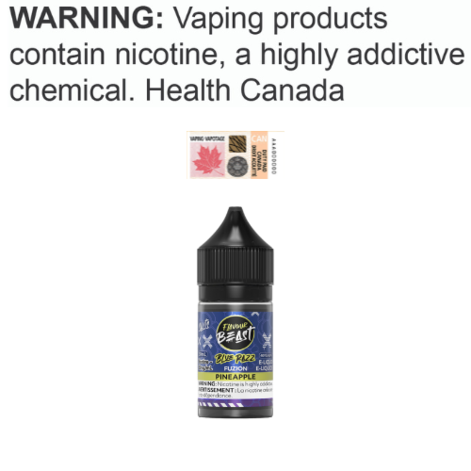 Flavour Beast Salt Flavour Beast Blue Razz Fuzion Salt [ET]