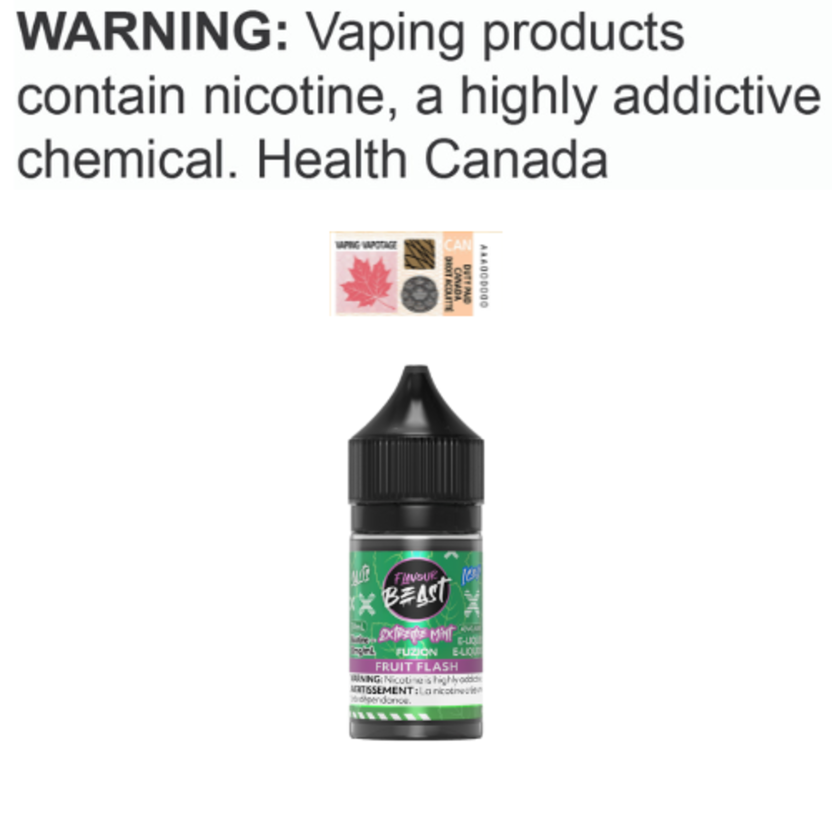 Flavour Beast Salt Flavour Beast Extreme Mint Fuzion Salt [ET]