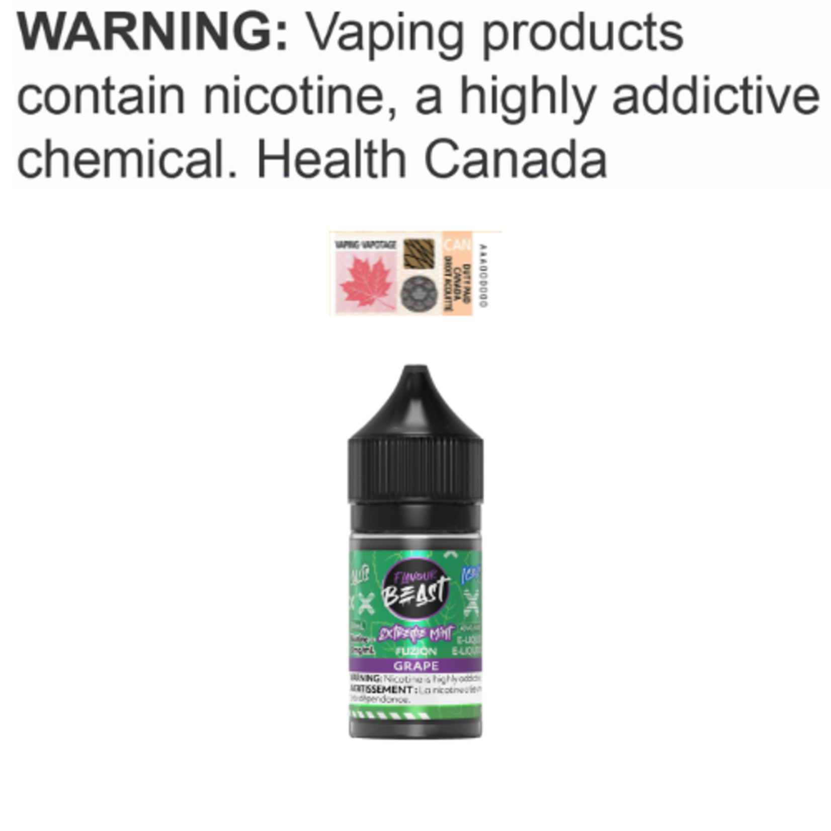 Flavour Beast Salt Flavour Beast Extreme Mint Fuzion Salt [ET]