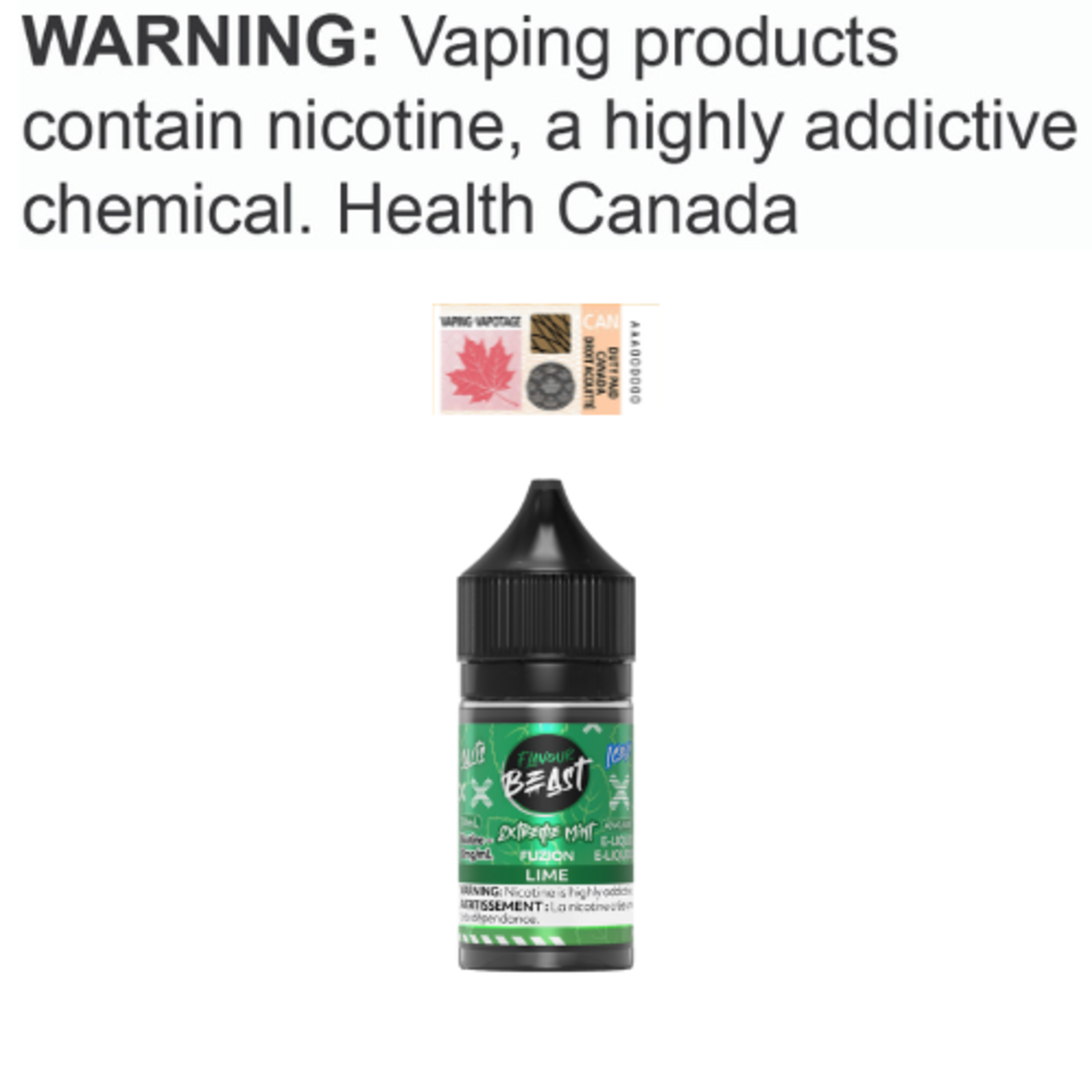 Flavour Beast Salt Flavour Beast Extreme Mint Fuzion Salt [ET]