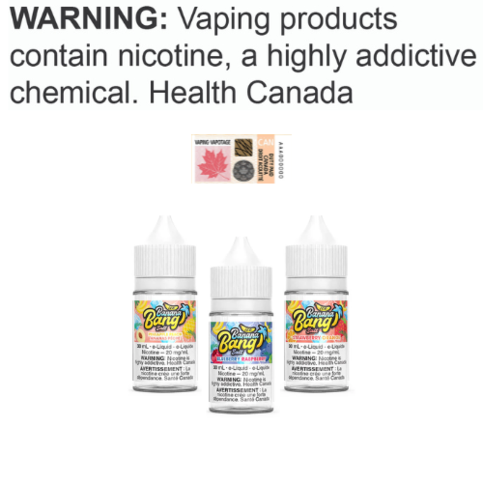 Banana Bang Salt Banana Bang Ice Salt [ET]