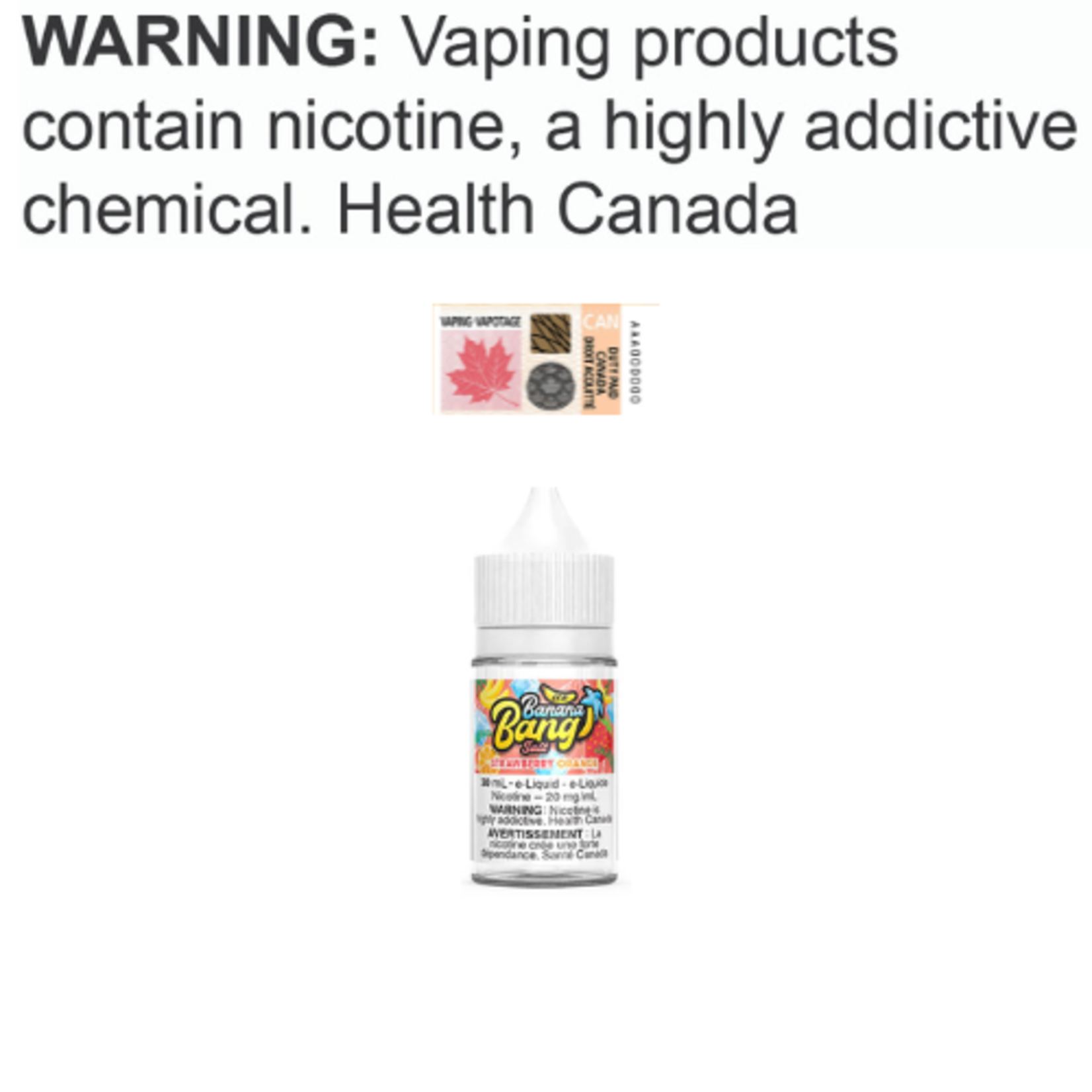 Banana Bang Salt Banana Bang Ice Salt [ET]