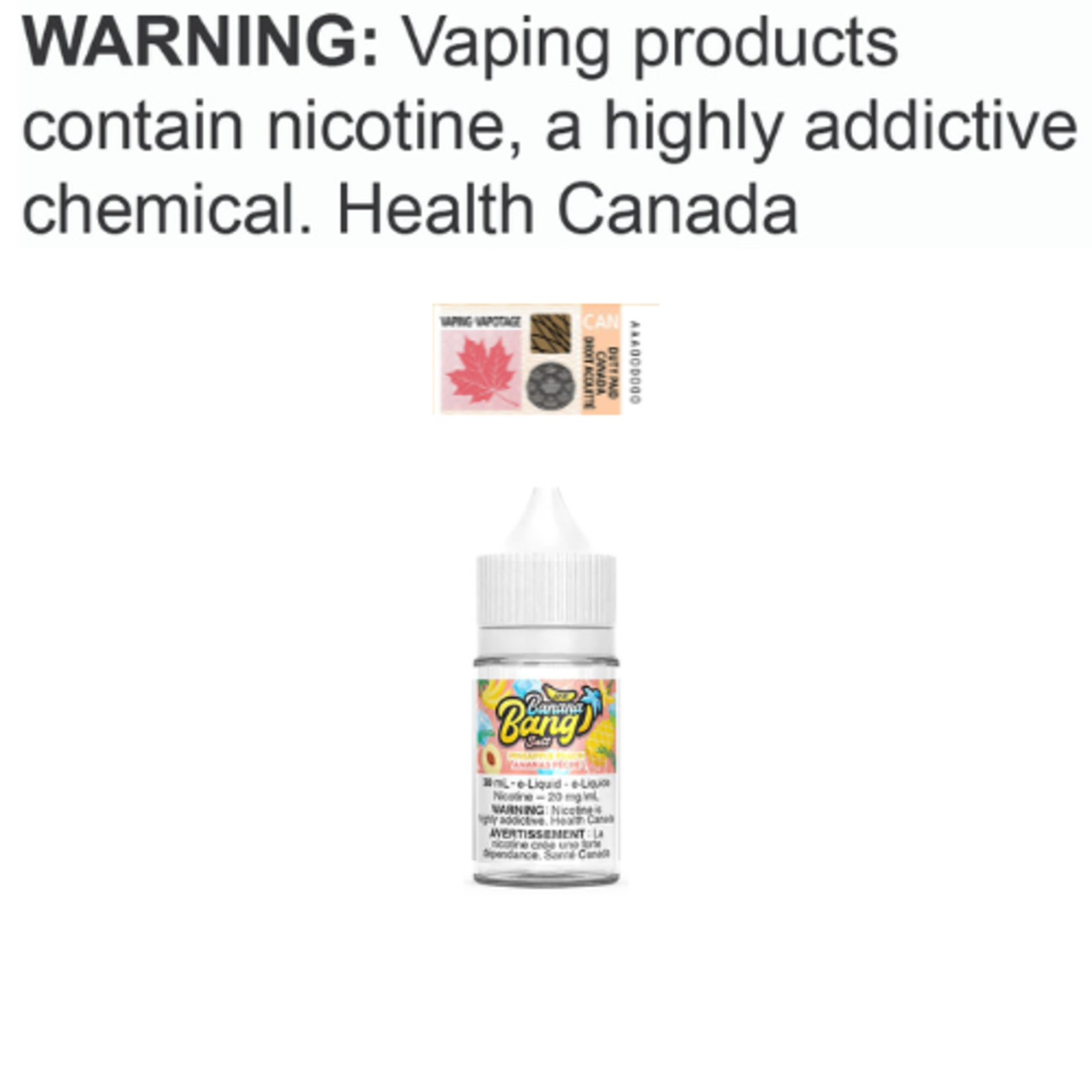 Banana Bang Salt Banana Bang Ice Salt [ET]